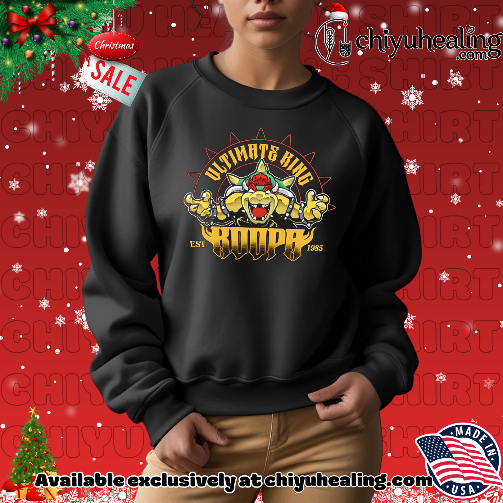 Ultimate King Koopa Est 1985 logo shirt, Hoodie, Sweatshirt, Poster Canvas, Mug, Ornaments Ultimate King Koopa Est 1985 logo shirt, Hoodie, Sweatshirt, Poster Canvas, Mug, Ornaments