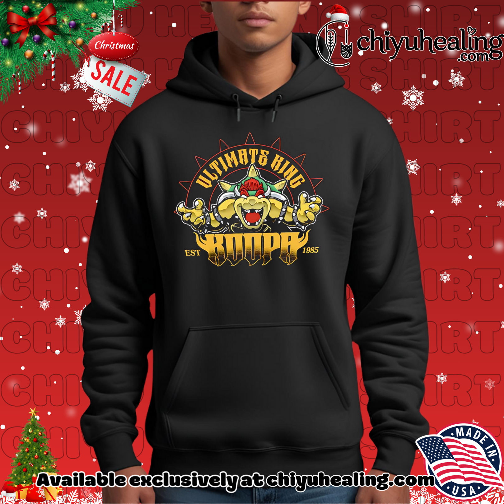 Ultimate King Koopa Est 1985 logo shirt, Hoodie, Sweatshirt, Poster Canvas, Mug, Ornaments 2 Ultimate King Koopa Est 1985 logo shirt, Hoodie, Sweatshirt, Poster Canvas, Mug, Ornaments
