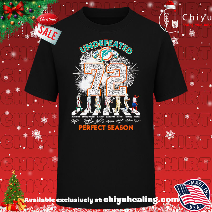 Undefeated 72 Miami Dolphins perfect season shirt, Hoodie, Sweatshirt, Poster Canvas, Mug, Ornaments