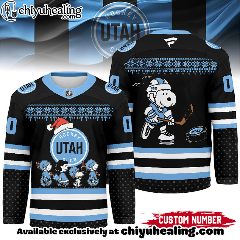 Utah Hockey Club - Premium NHL Peanuts Snoopy Hockey Jersey Ver 2