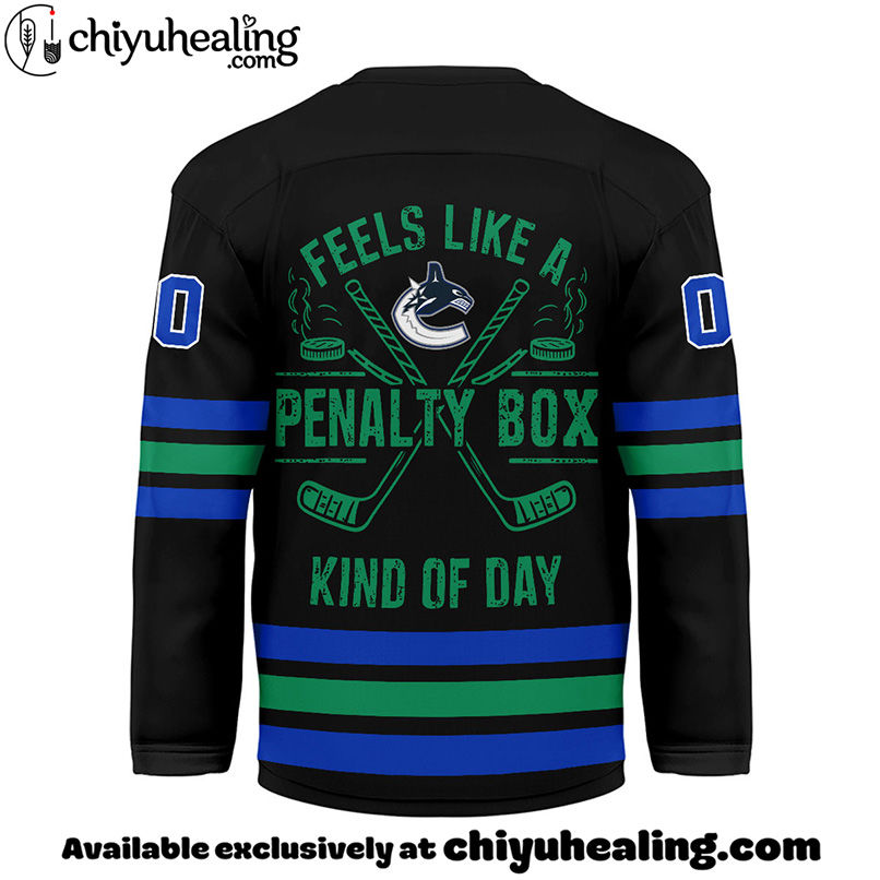 Vancouver Canucks - Premium NHL Feels Like a Penalty Day Long Jersey