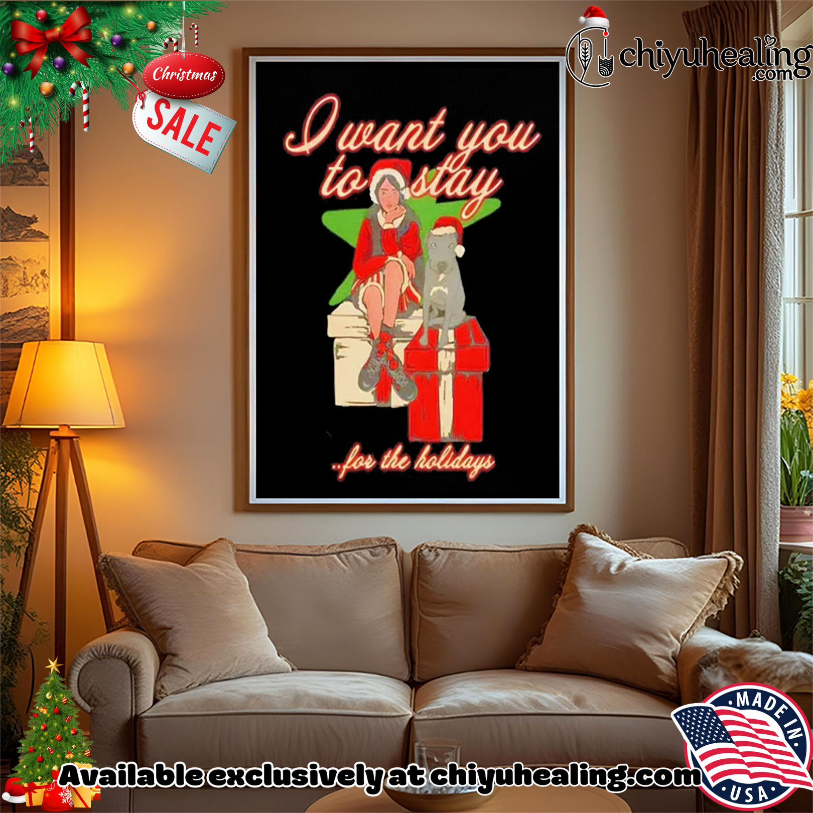 Want you to stay for the holiday Santa shirt, Hoodie, Sweatshirt, Poster Canvas, Mug, Ornaments Want you to stay for the holiday Santa shirt, Hoodie, Sweatshirt, Poster Canvas, Mug, Ornaments