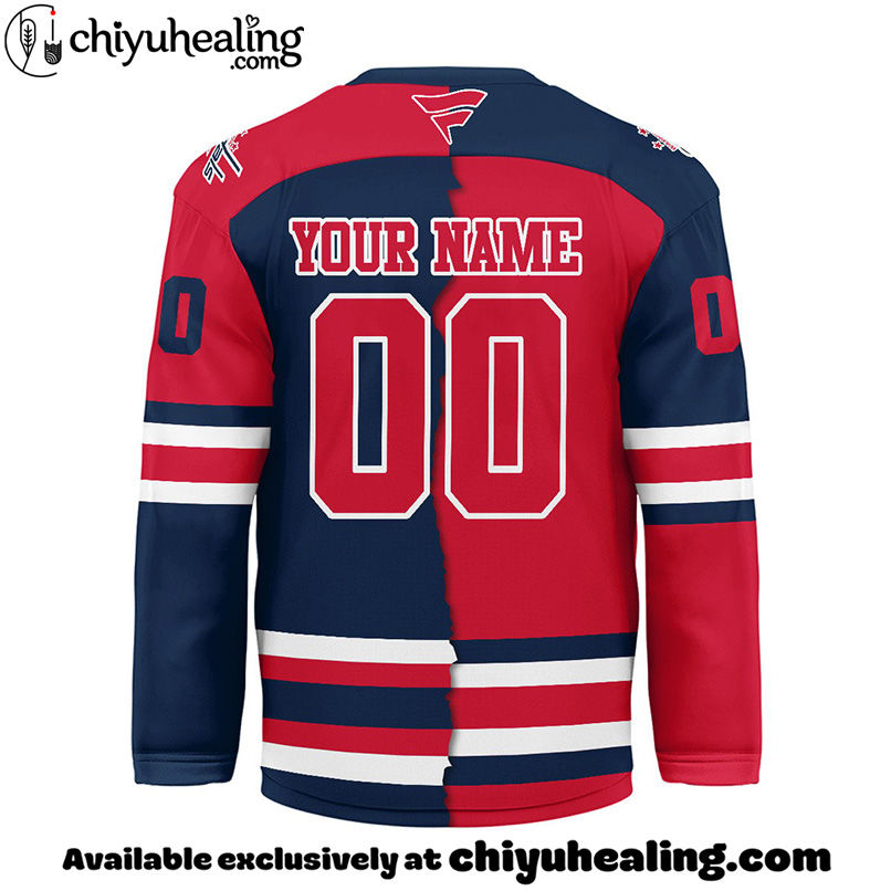 Washington Capitals - Premium NHL Personalized Split Color Hockey Jersey