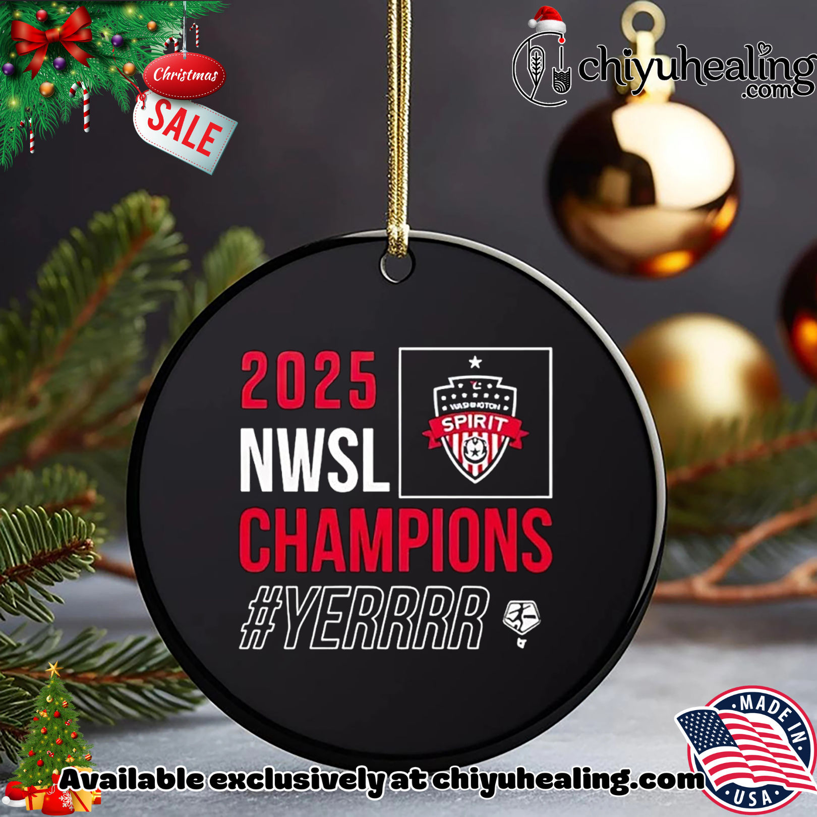 Washington Spirit 2025 NWSL Champions yerrr logo Christmas ornament, Hoodie, Sweatshirt, Poster Canvas, Mug, Ornaments Washington Spirit 2025 NWSL Champions yerrr logo Christmas ornament, Hoodie, Sweatshirt, Poster Canvas, Mug, Ornaments