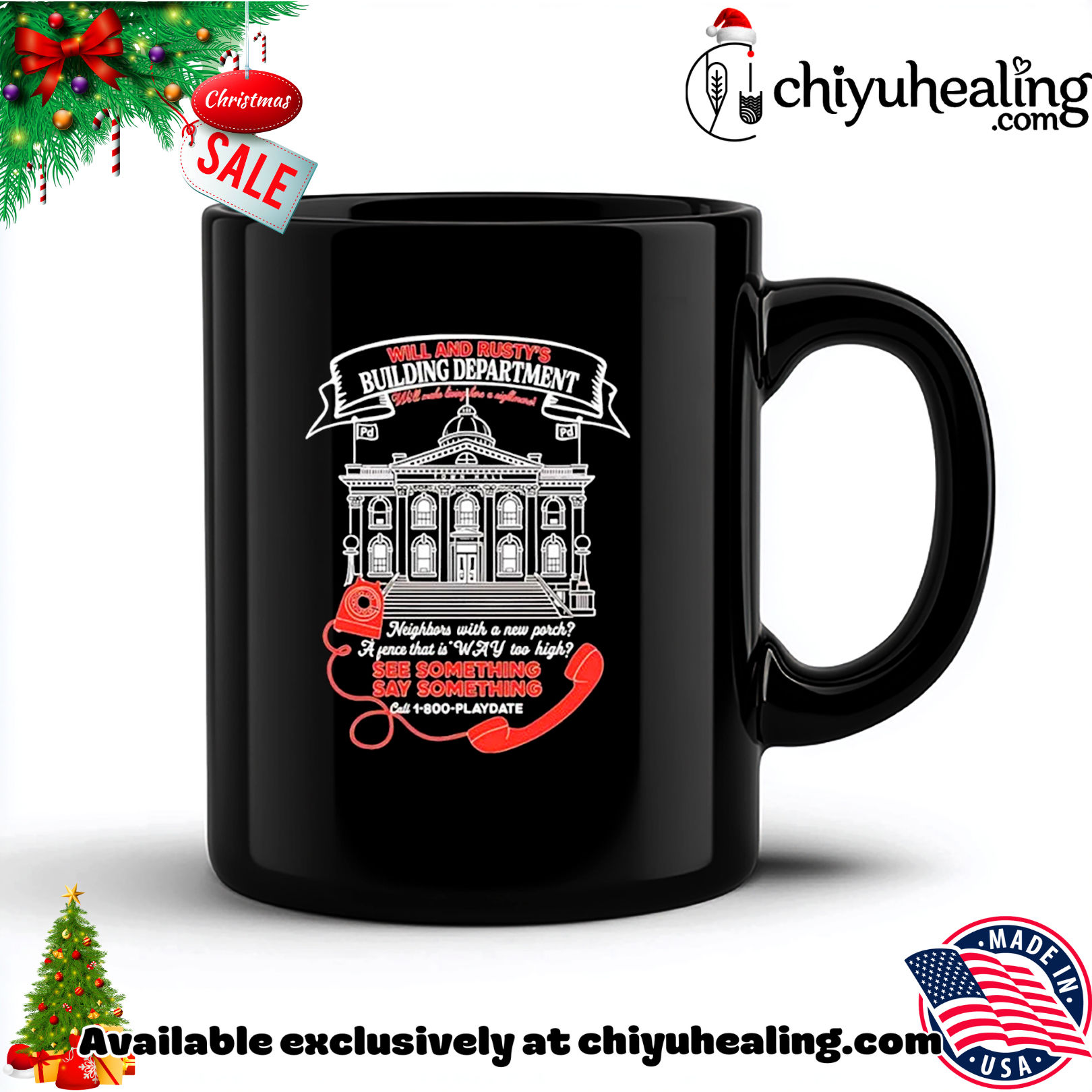 Will And Rusty's Building Department We'll Make Living Here A Nightmare Christmas ornament, Hoodie, Sweatshirt, Poster Canvas, Mug, Ornaments 5 Will And Rusty's Building Department We'll Make Living Here A Nightmare Christmas ornament, Hoodie, Sweatshirt, Poster Canvas, Mug, Ornaments