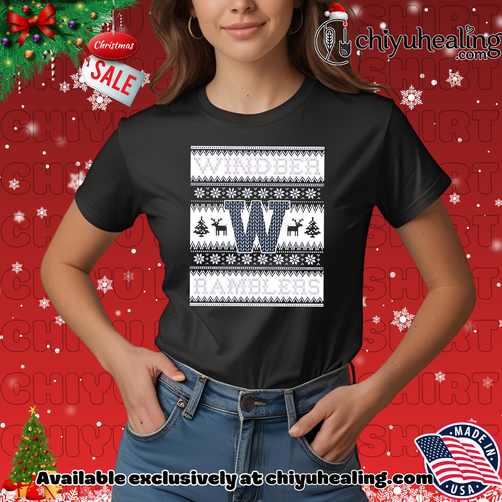 Windber Ramblers Ugly Christmas shirt, Hoodie, Sweatshirt, Poster Canvas, Mug, Ornaments 7 Windber Ramblers Ugly Christmas shirt, Hoodie, Sweatshirt, Poster Canvas, Mug, Ornaments
