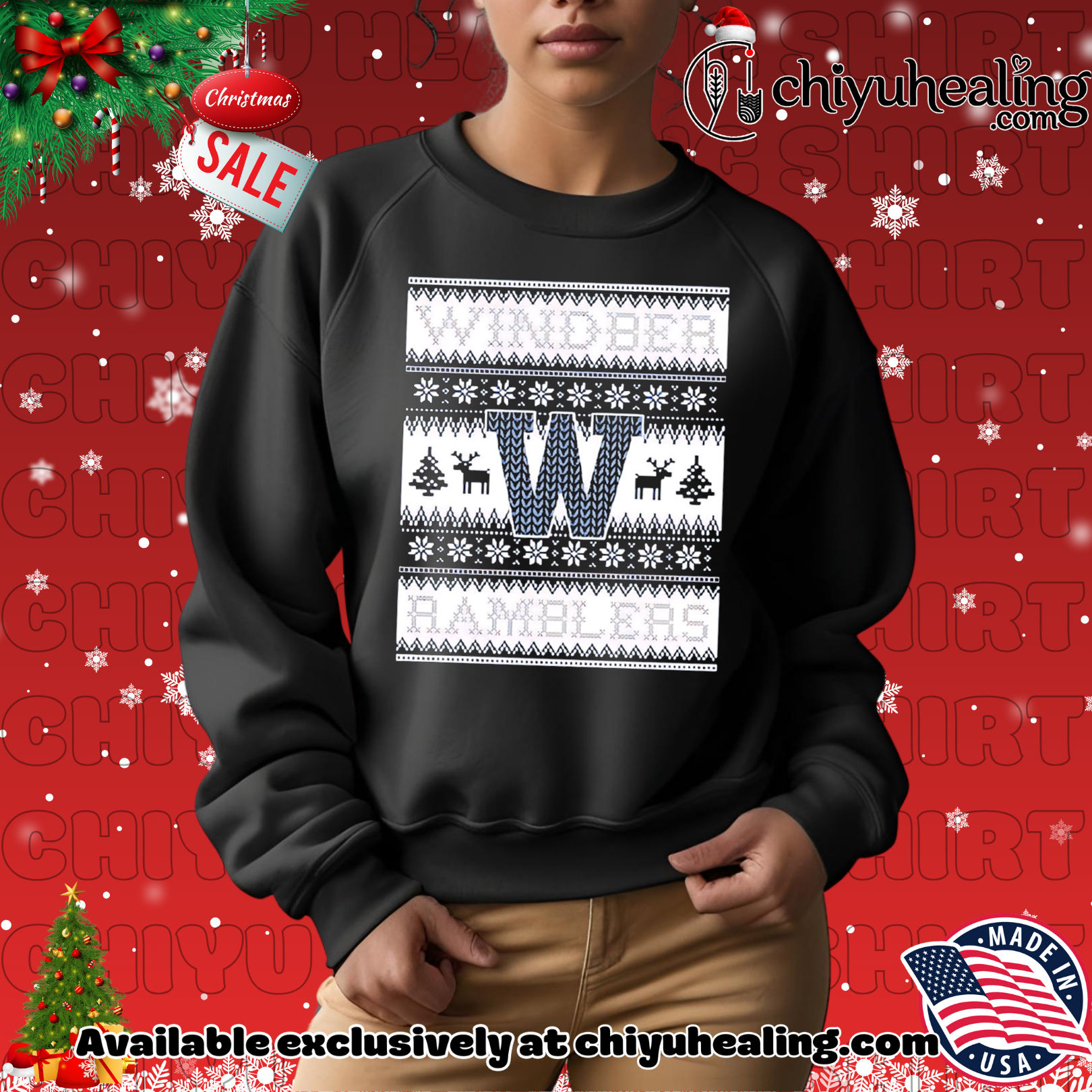 Windber Ramblers Ugly Christmas shirt, Hoodie, Sweatshirt, Poster Canvas, Mug, Ornaments Windber Ramblers Ugly Christmas shirt, Hoodie, Sweatshirt, Poster Canvas, Mug, Ornaments