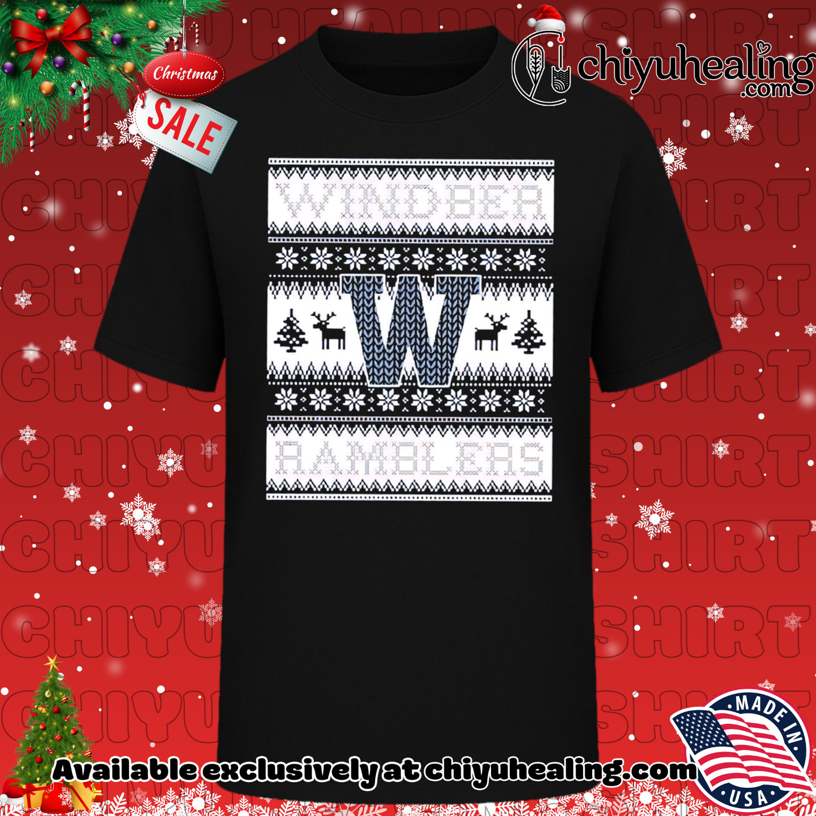 Windber Ramblers Ugly Christmas shirt, Hoodie, Sweatshirt, Poster Canvas, Mug, Ornaments