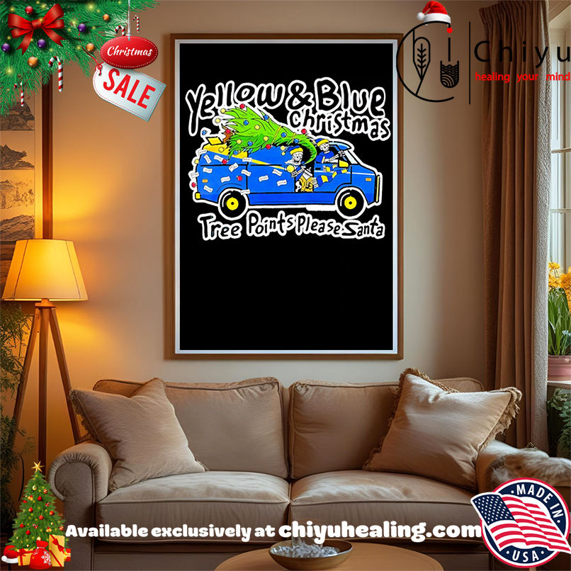 Yellow and Blue Christmas Tree Points Please Santa shirt, Hoodie, Sweatshirt, Poster Canvas, Mug, Ornaments Yellow and Blue Christmas Tree Points Please Santa shirt, Hoodie, Sweatshirt, Poster Canvas, Mug, Ornaments