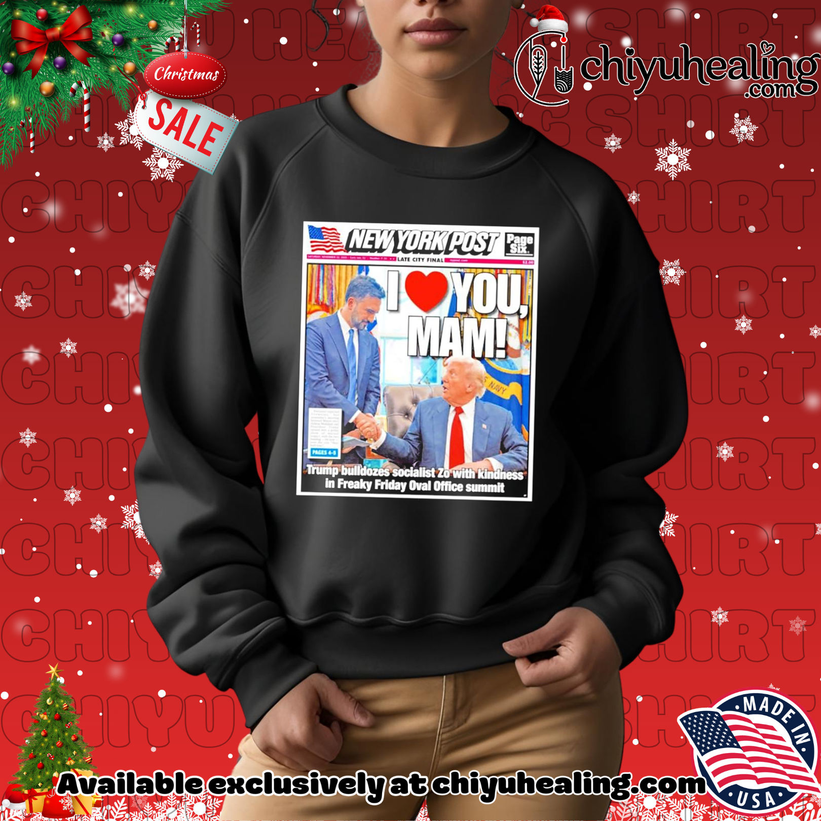 Zohran Mamdani and Trump I love Mam NY Post shirt, Hoodie, Sweatshirt, Poster Canvas, Mug, Ornaments Zohran Mamdani and Trump I love Mam NY Post shirt, Hoodie, Sweatshirt, Poster Canvas, Mug, Ornaments