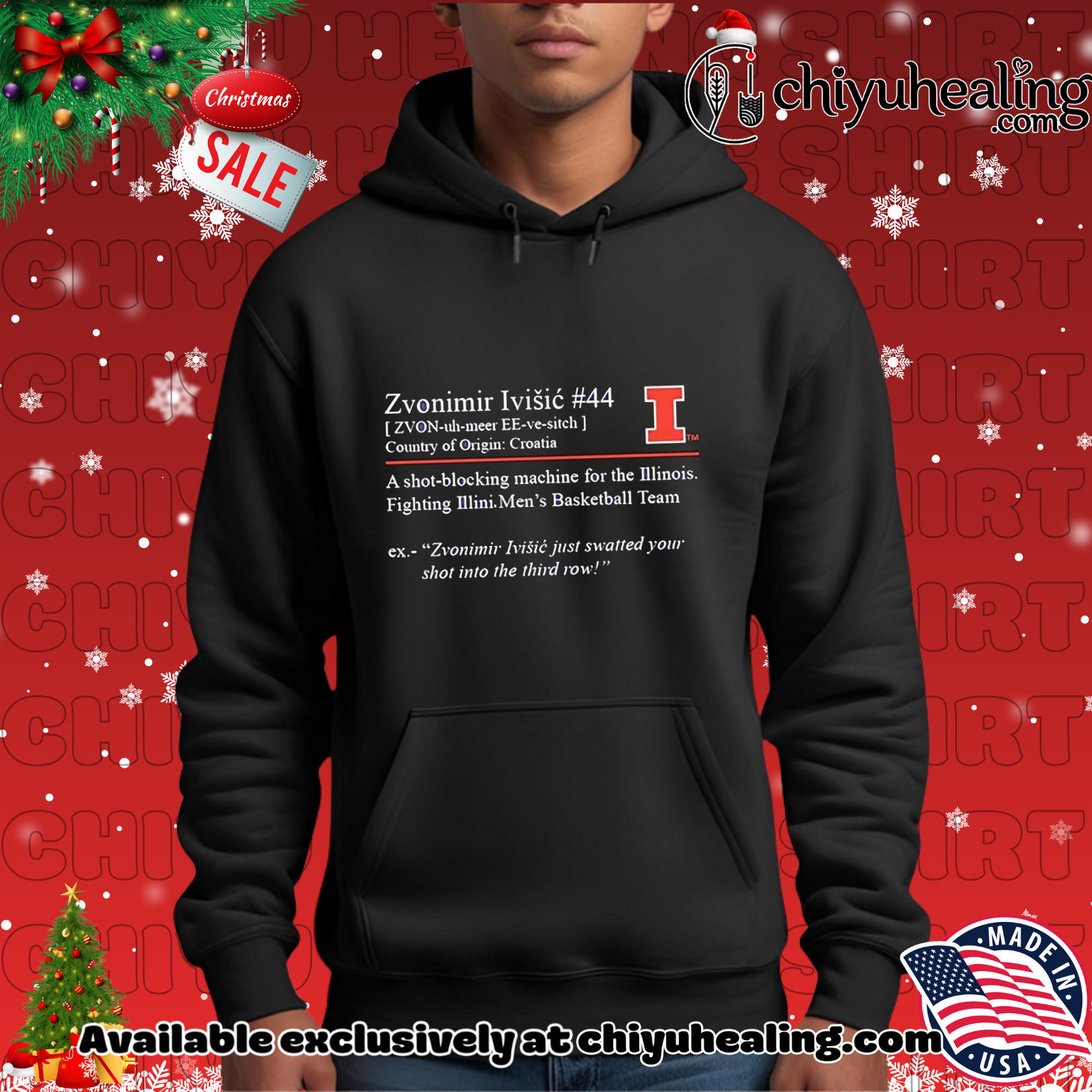 Zvonimir Ivisic Illinois Fighting Illini Cheat Sheet Christmas ornament, Hoodie, Sweatshirt, Poster Canvas, Mug, Ornaments