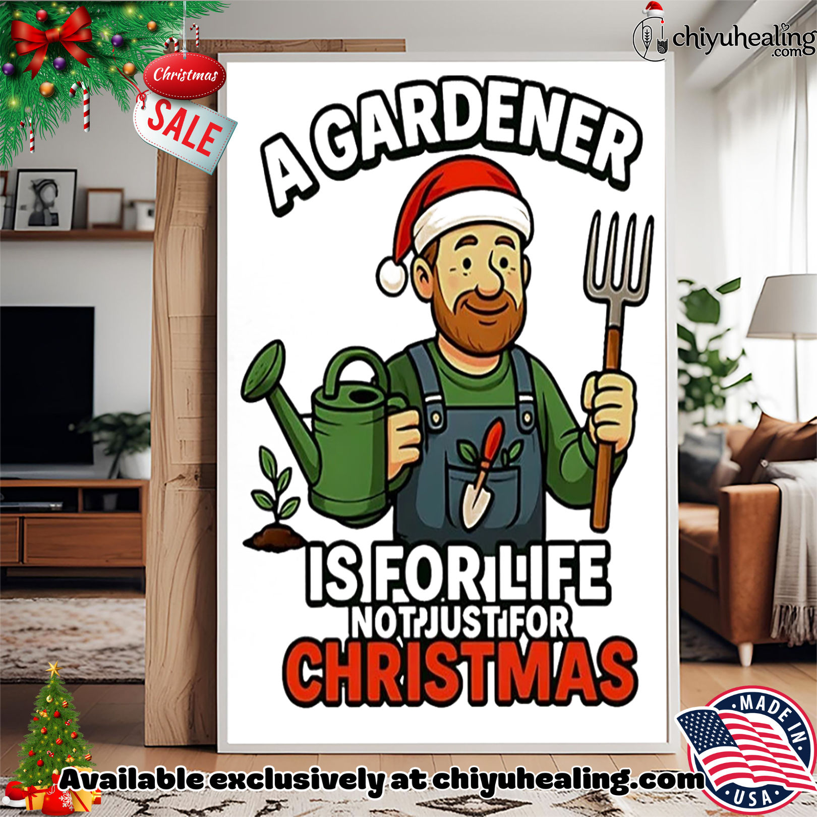 A gardener is for life not just for Christmas shirt, Hoodie, Sweatshirt, Poster Canvas, Mug, Ornaments A gardener is for life not just for Christmas shirt, Hoodie, Sweatshirt, Poster Canvas, Mug, Ornaments