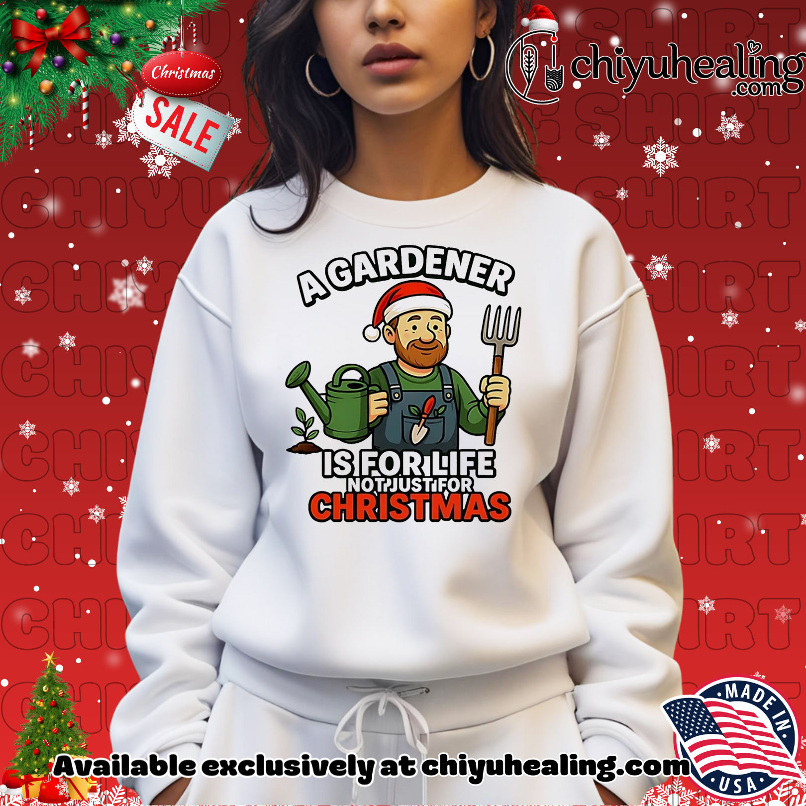 A gardener is for life not just for Christmas shirt, Hoodie, Sweatshirt, Poster Canvas, Mug, Ornaments A gardener is for life not just for Christmas shirt, Hoodie, Sweatshirt, Poster Canvas, Mug, Ornaments