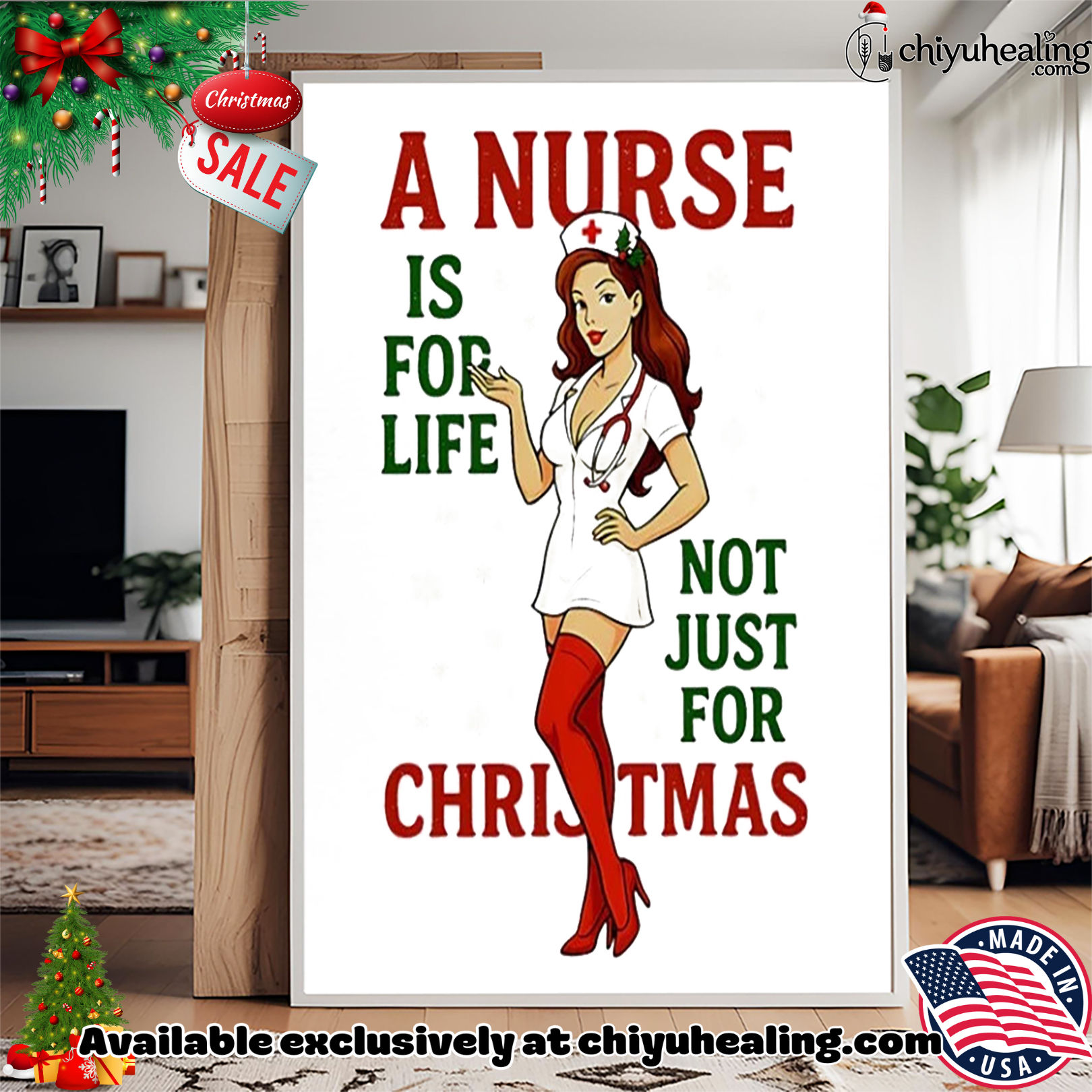 A nurse is for life not just for Christmas '25 shirt, Hoodie, Sweatshirt, Poster Canvas, Mug, Ornaments 15 a nurse is for life not just for christmas 25 shirt hoodie sweatshirt tank top