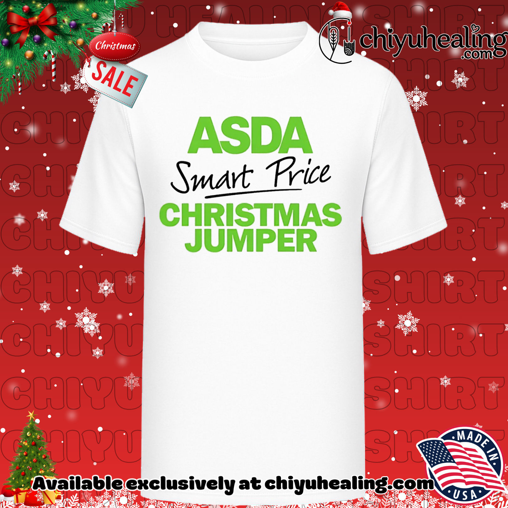 Asda Smart Price Christmas Jumper shirt, Hoodie, Sweatshirt, Poster Canvas, Mug, Ornaments