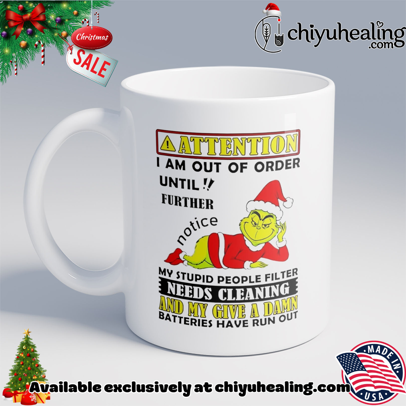 Attention I am out of order until further notice Grinch shirt, Hoodie, Sweatshirt, Poster Canvas, Mug, Ornaments 6 Attention I am out of order until further notice Grinch shirt, Hoodie, Sweatshirt, Poster Canvas, Mug, Ornaments