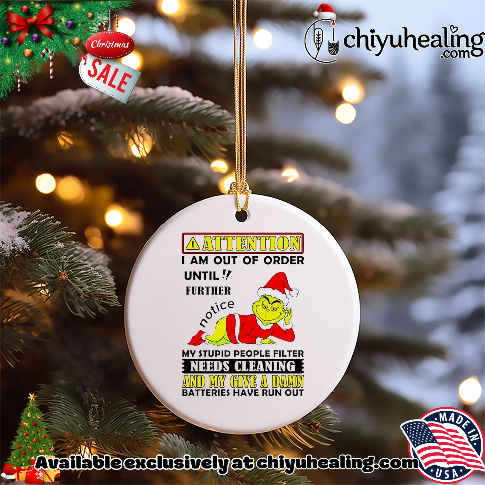 Attention I am out of order until further notice Grinch shirt, Hoodie, Sweatshirt, Poster Canvas, Mug, Ornaments 5 Attention I am out of order until further notice Grinch shirt, Hoodie, Sweatshirt, Poster Canvas, Mug, Ornaments