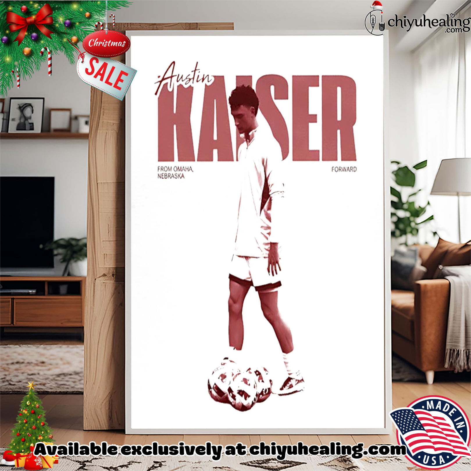 Austin Kaiser Forward soccer vintage shirt, Hoodie, Sweatshirt, Poster Canvas, Mug, Ornaments Austin Kaiser Forward soccer vintage shirt, Hoodie, Sweatshirt, Poster Canvas, Mug, Ornaments