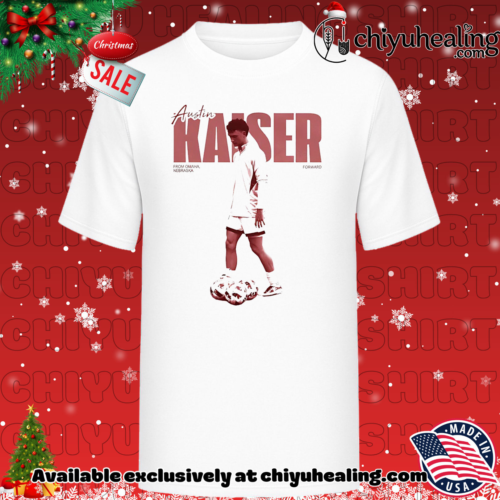 Austin Kaiser Forward soccer vintage shirt, Hoodie, Sweatshirt, Poster Canvas, Mug, Ornaments