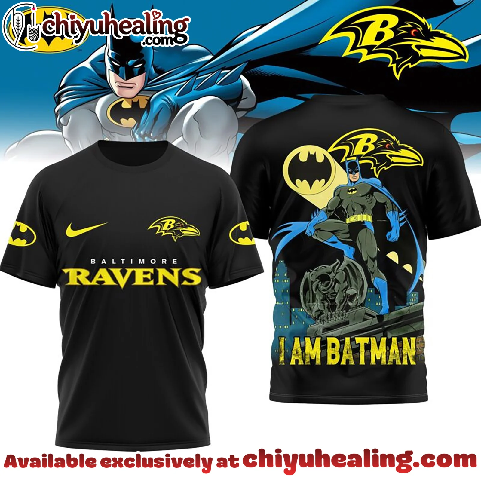 Baltimore Ravens Premium NFL I Am Vengeance All Team NFL Shirt, Hoodie, Sweatshirt