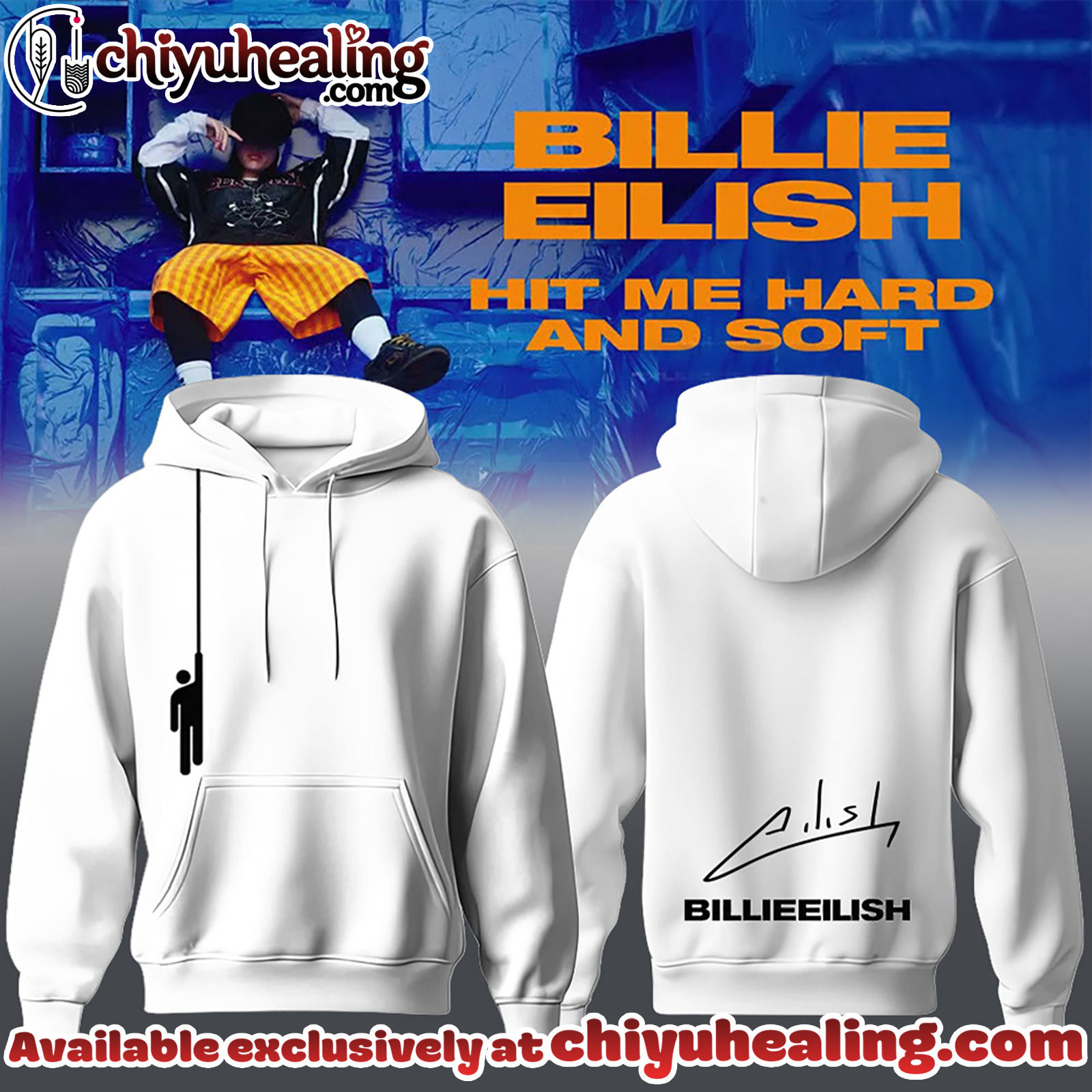 Billie Eilish Hit Me Hard and Soft The Tour Hoodie - Ver 4