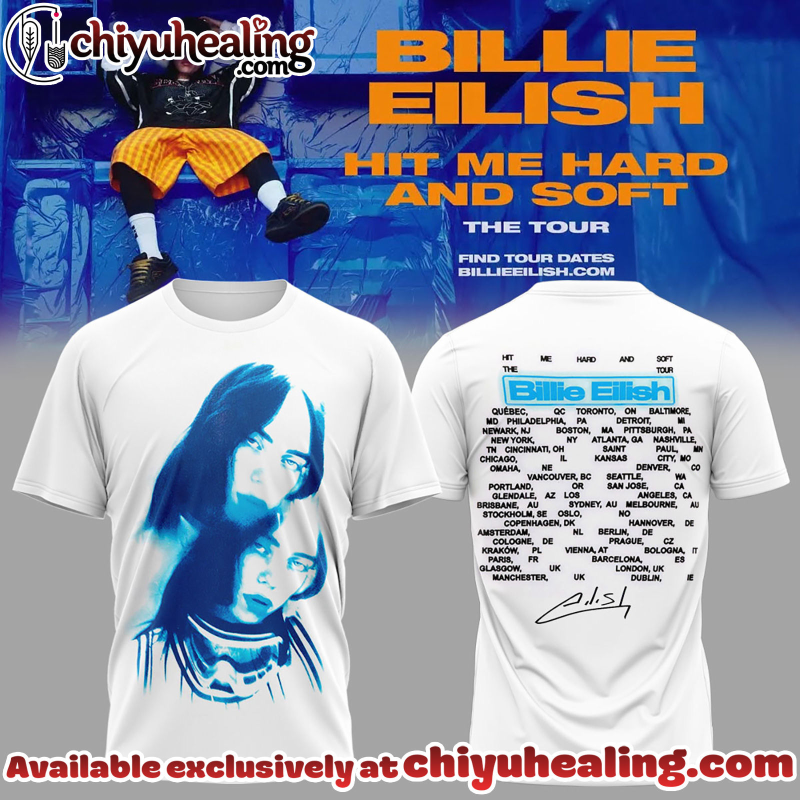 Billie Eilish Hit Me Hard and Soft The Tour Shirt, Hoodie, Sweatshirt - Ver 19