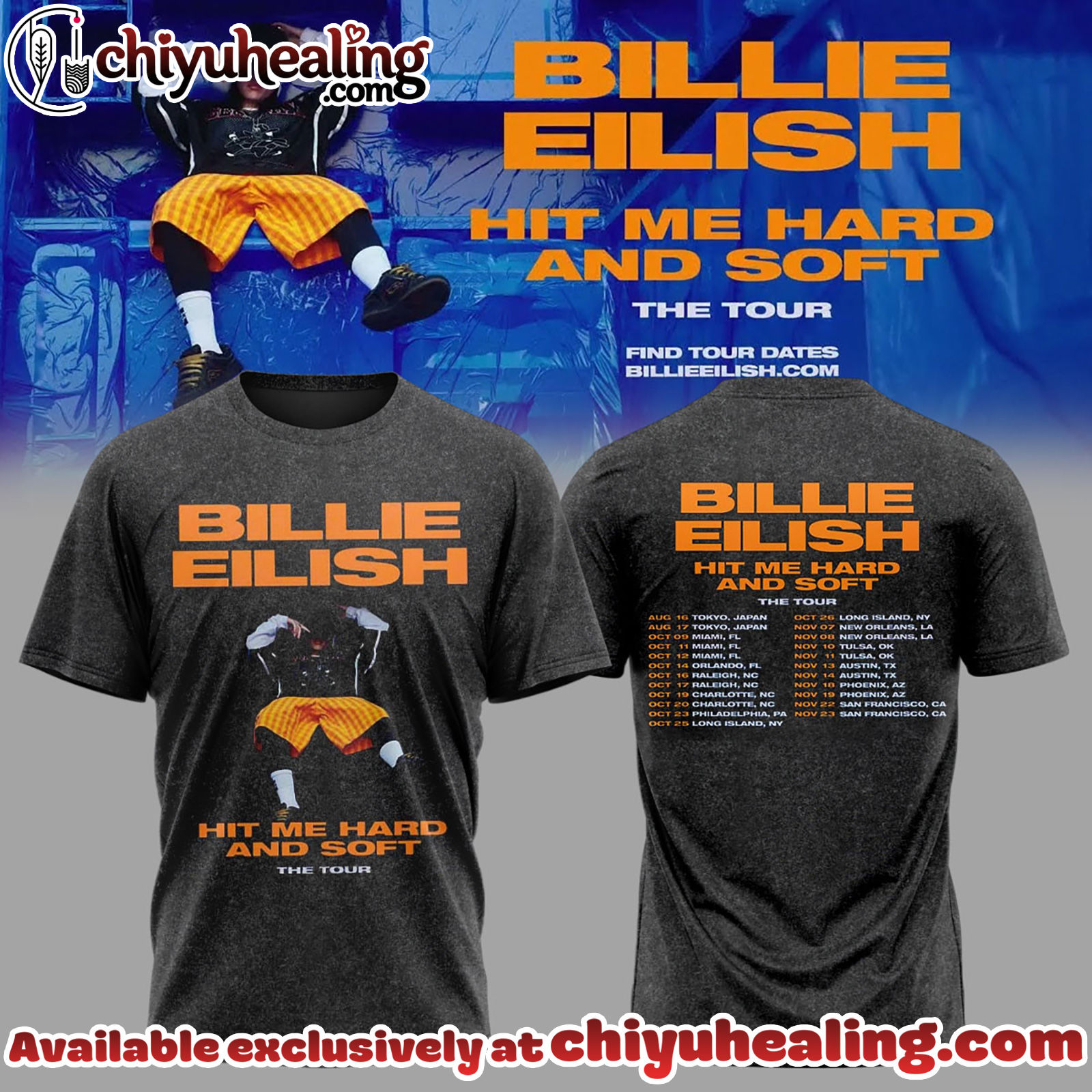 Billie Eilish Hit Me Hard and Soft The Tour Shirt, Hoodie, Sweatshirt - Ver 21