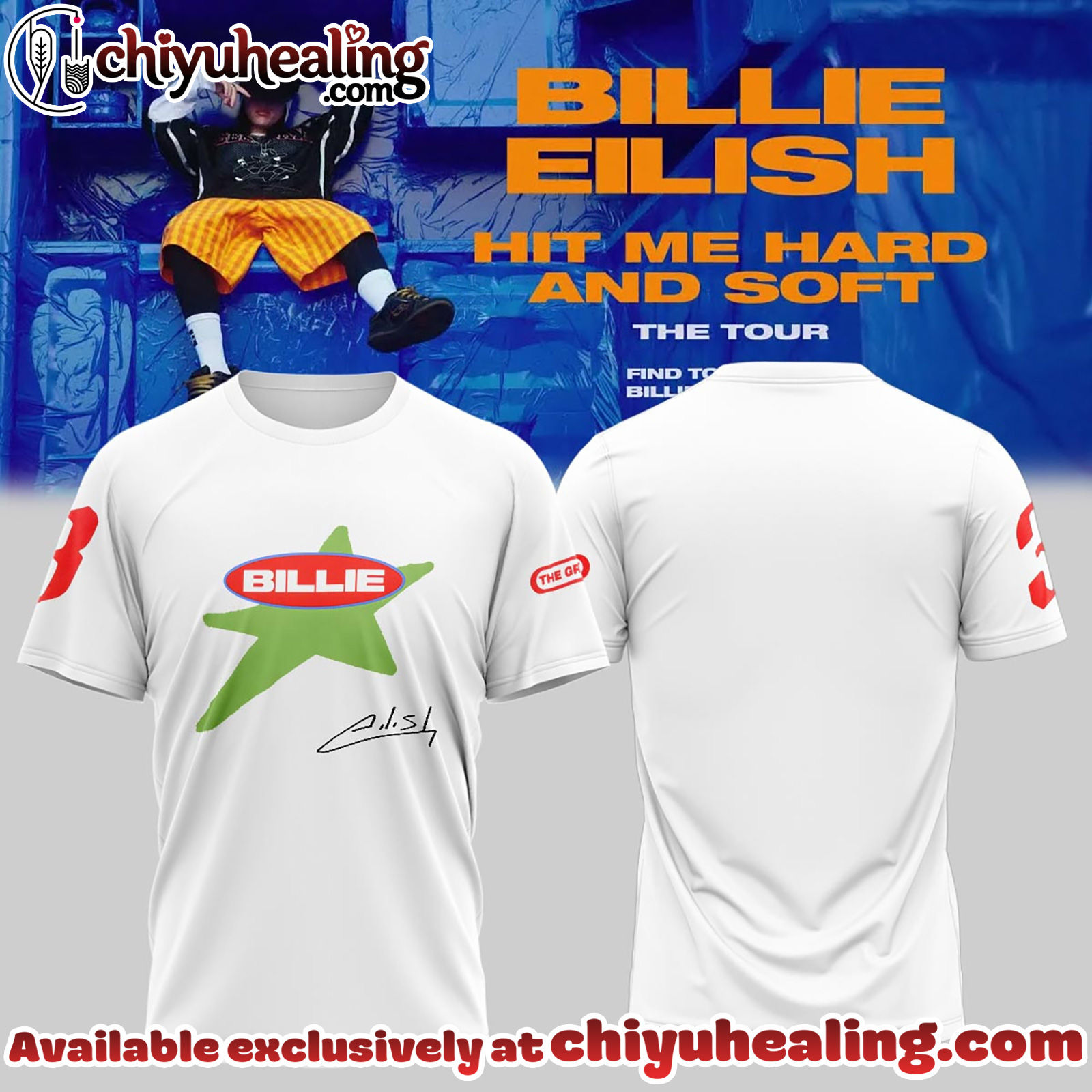 Billie Eilish Hit Me Hard and Soft The Tour Shirt, Hoodie, Sweatshirt - Ver 3