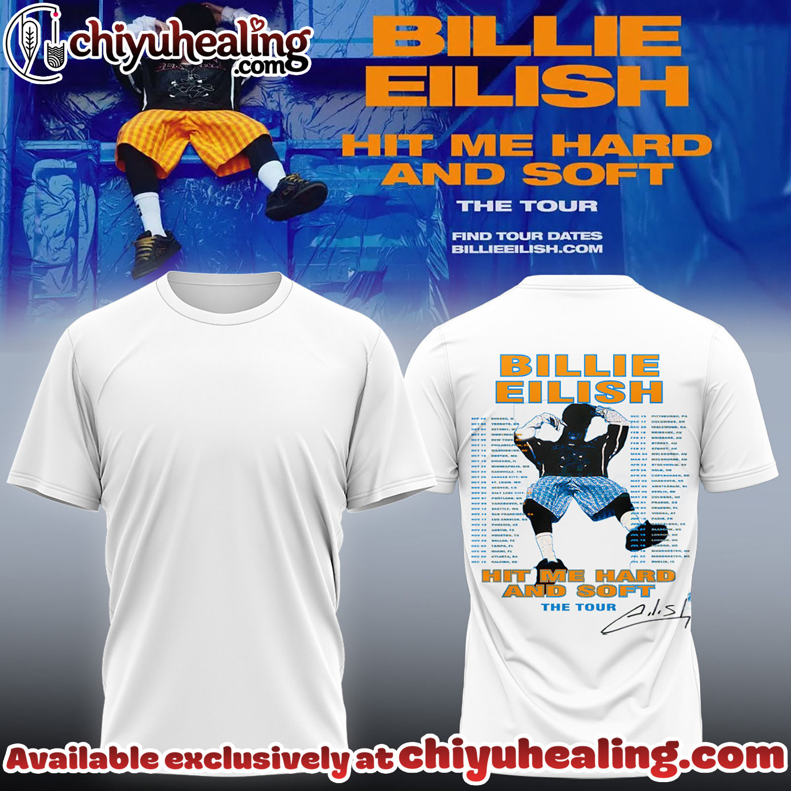 Billie Eilish Hit Me Hard and Soft The Tour Shirt, Hoodie, Sweatshirt - Ver 8