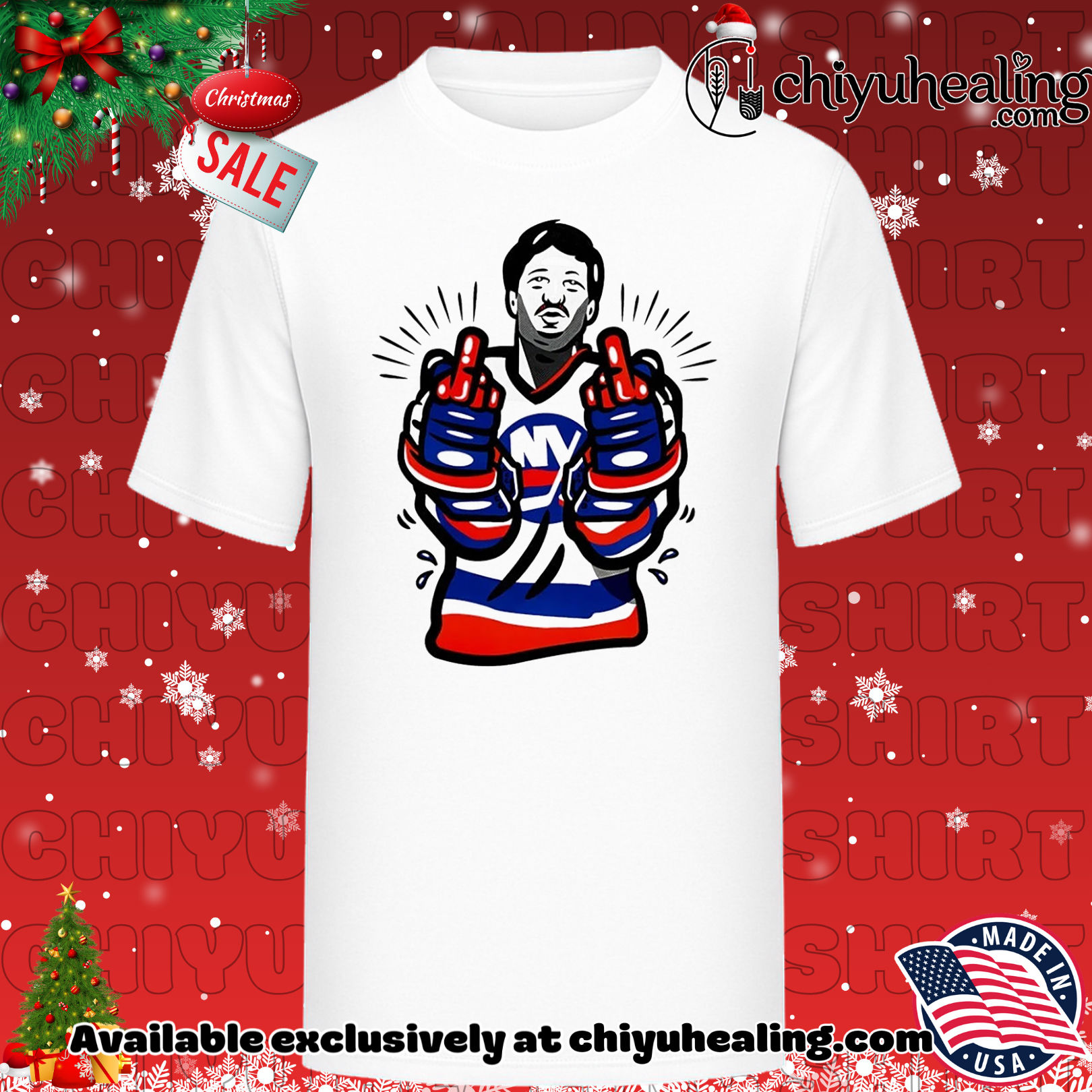 Bryan Trottier New York Islanders middle finger paint shirt, Hoodie, Sweatshirt, Poster Canvas, Mug, Ornaments