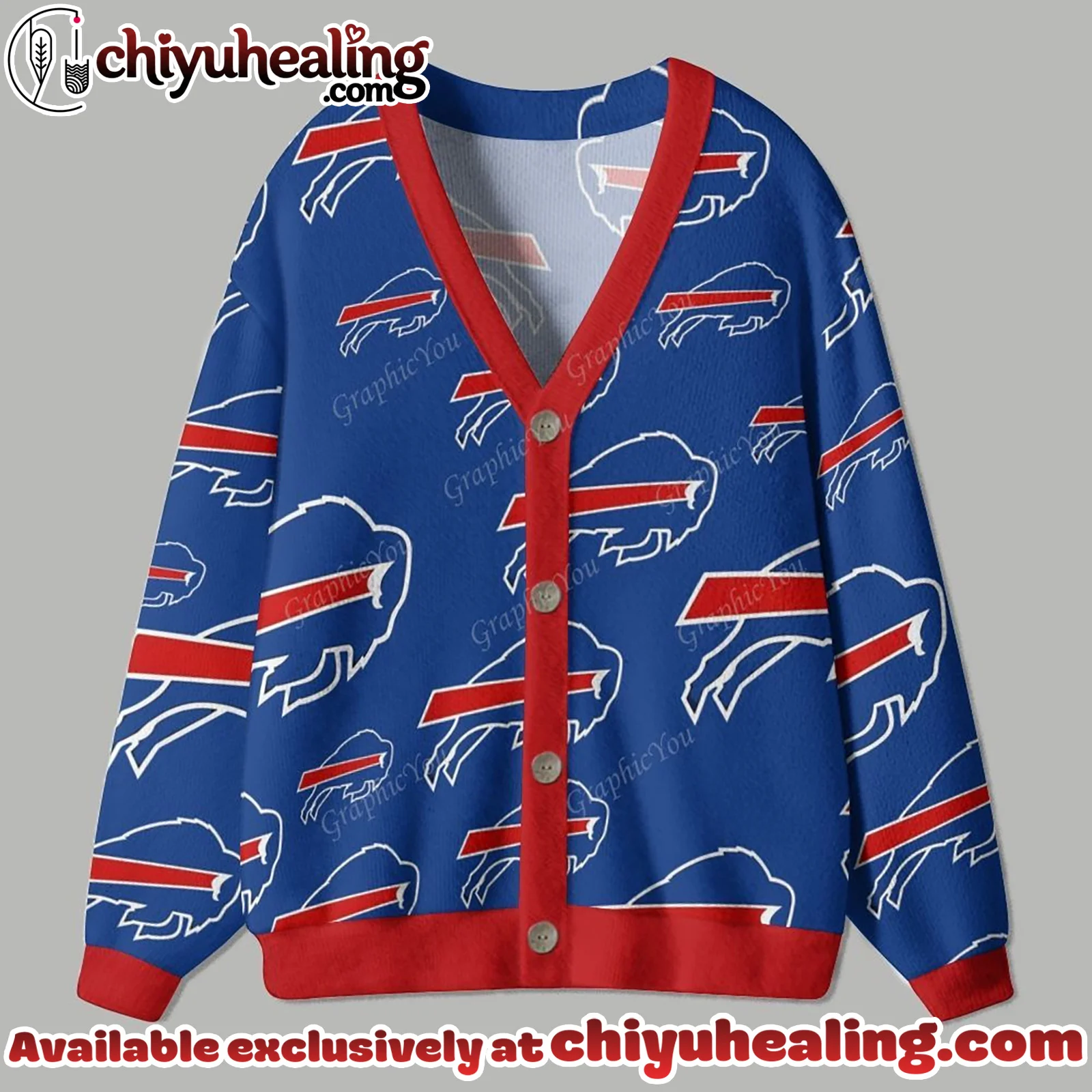 Buffalo Bills Cardigan Christmas Sweater, Ugly Sweatshirt, Shirt, Hoodie, All Team NFL