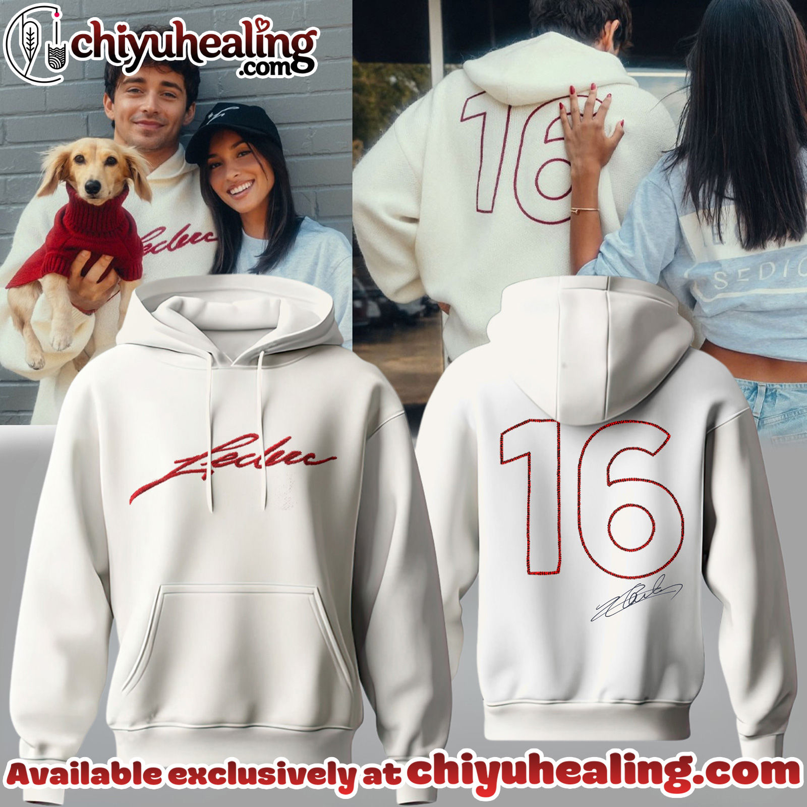Charles Leclerc Signature Hoodie - Ver 2