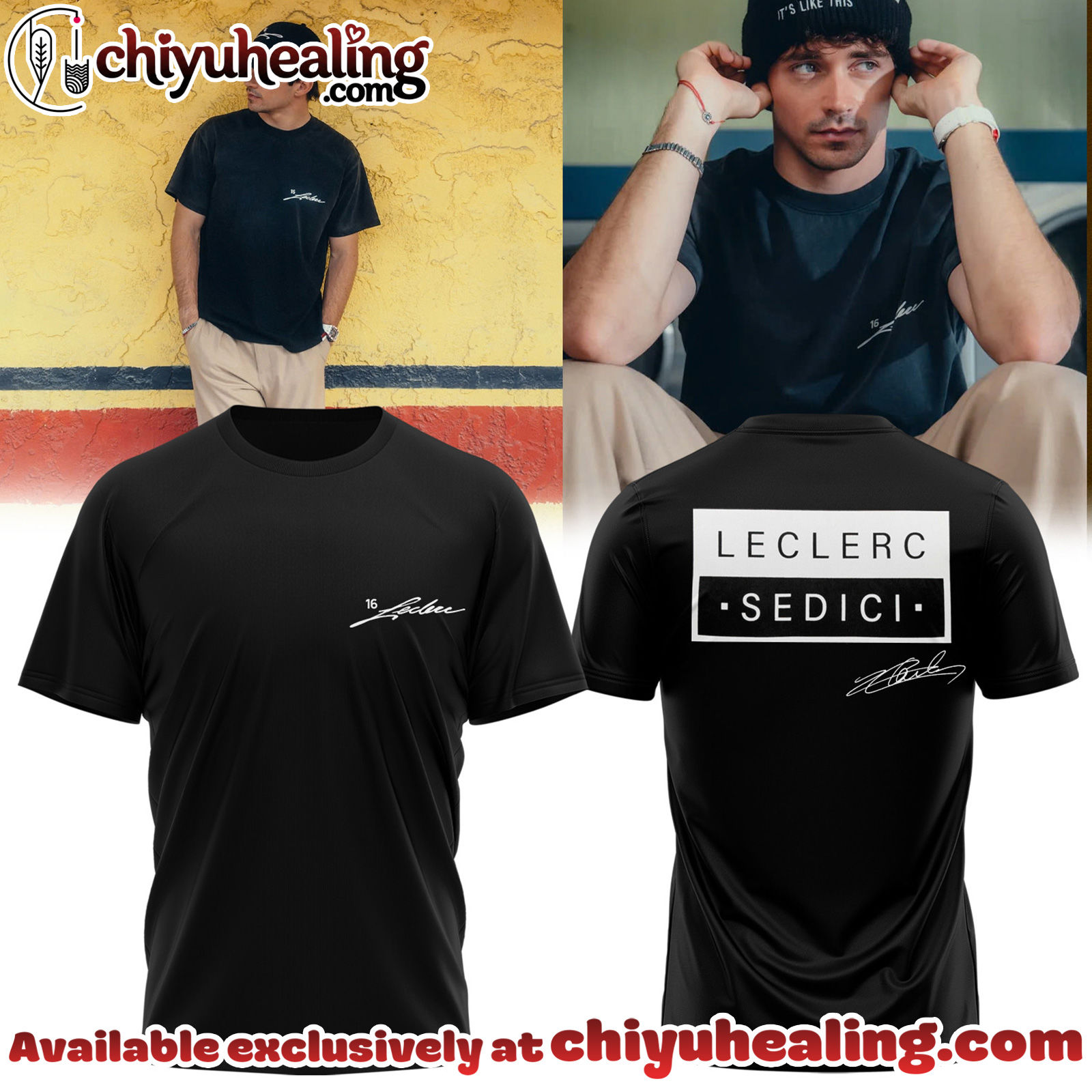 Charles Leclerc Signature T-Shirt, Hoodie, Sweatshirt