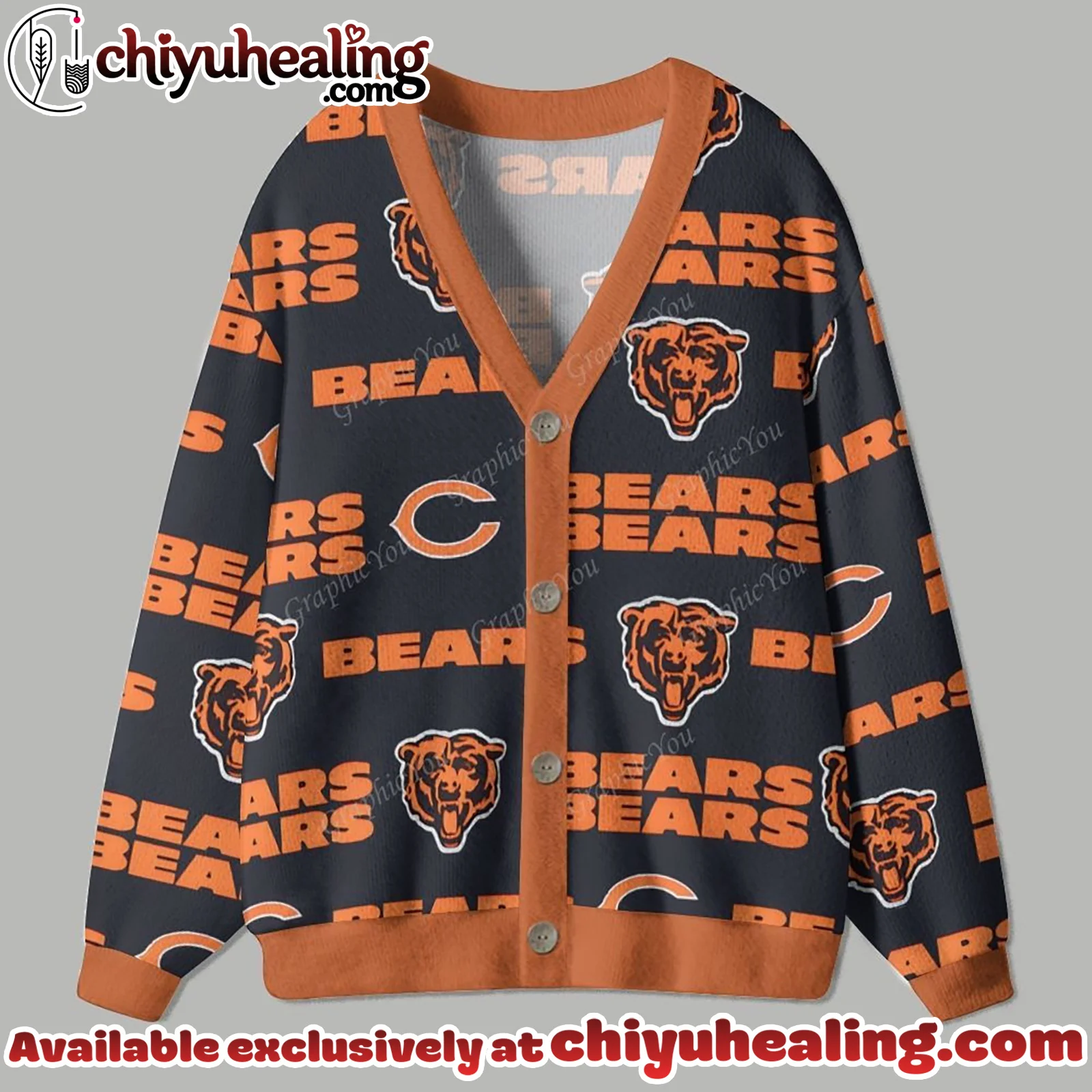 chicago bears Cardigan Christmas Sweater, Ugly Sweatshirt, Shirt, Hoodie, All Team NFL