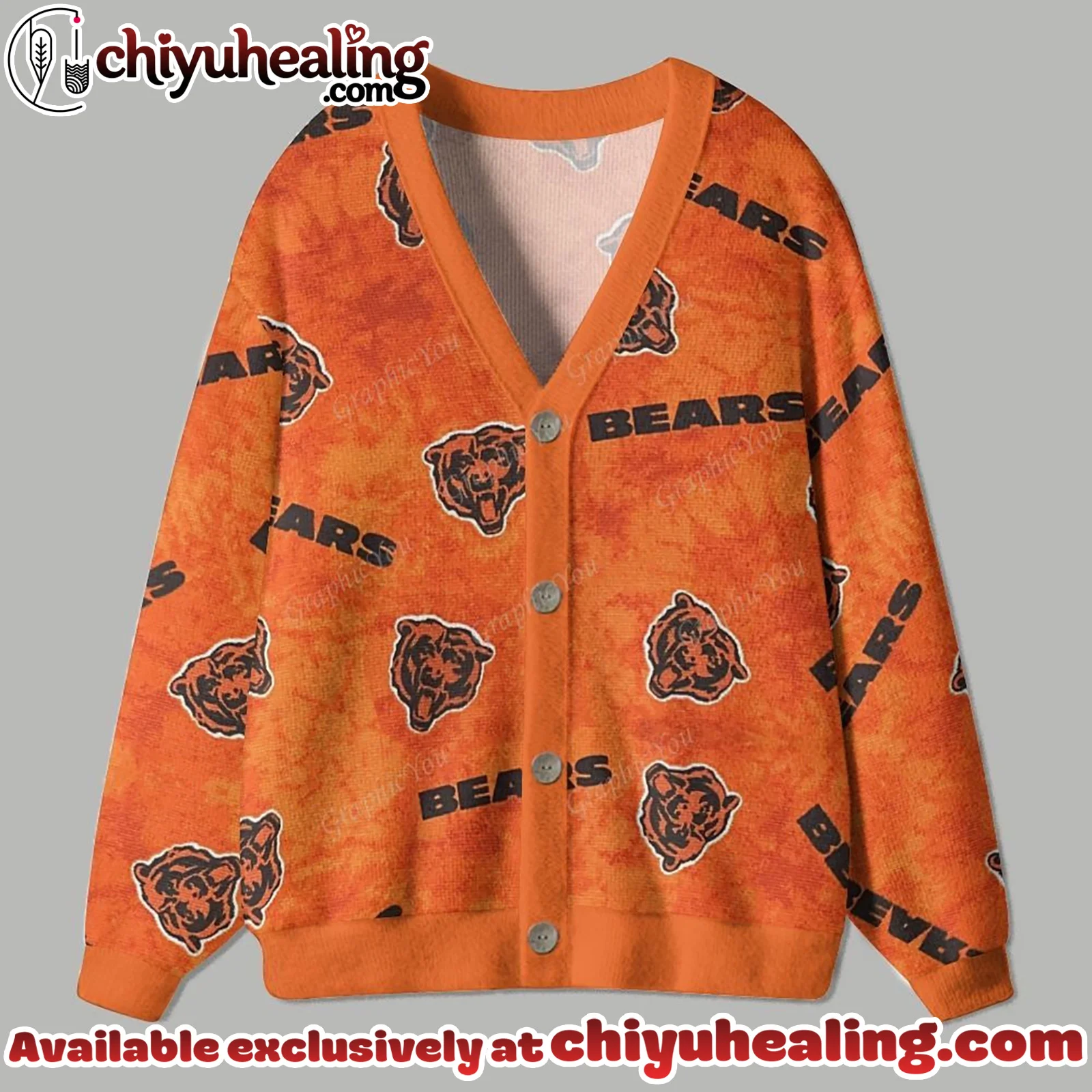 chicago bears Cardigan Christmas Sweater, Ugly Sweatshirt, Shirt, Hoodie, All Team NFL - Ver 2