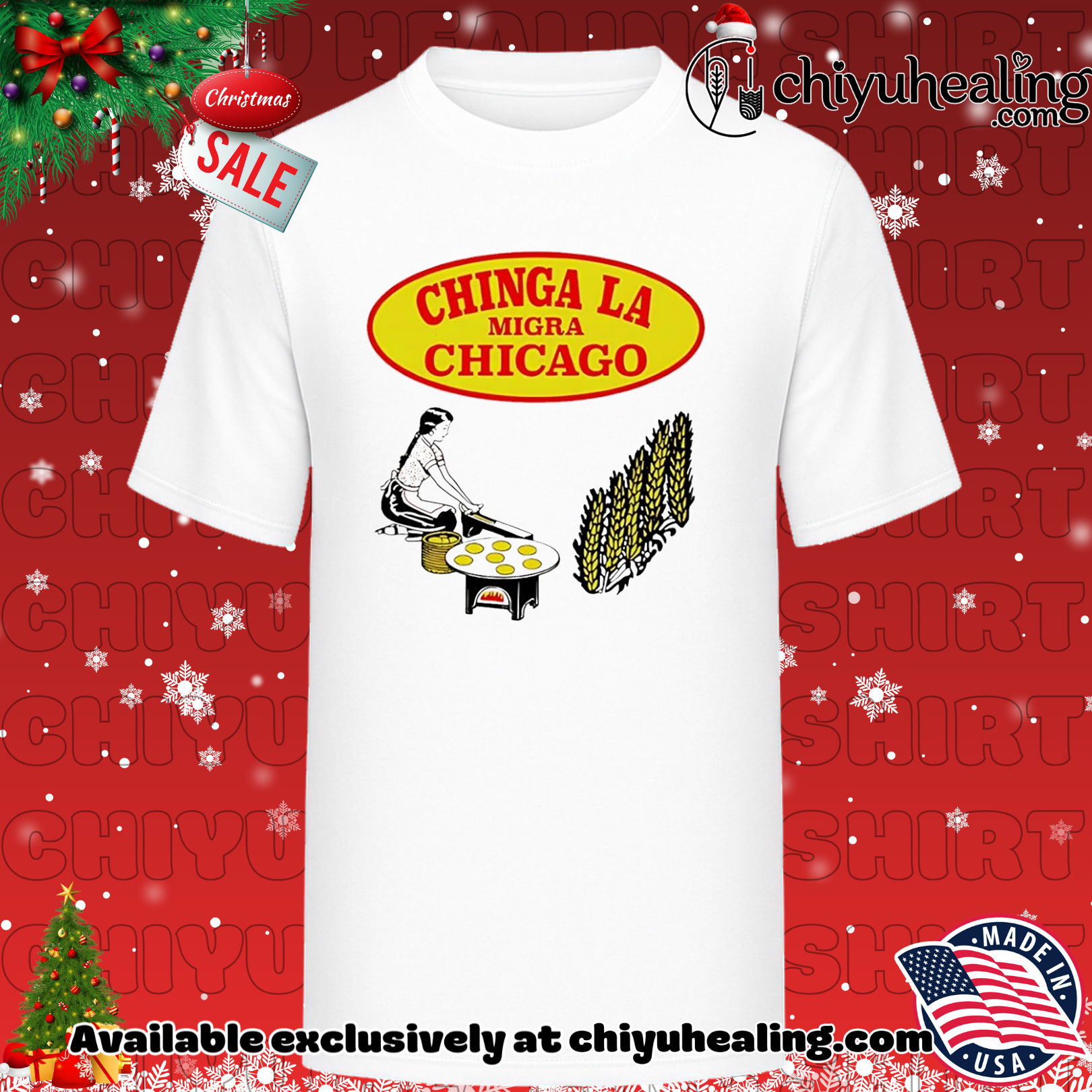 Chinga LA Migra Chicago shirt, Hoodie, Sweatshirt, Poster Canvas, Mug, Ornaments