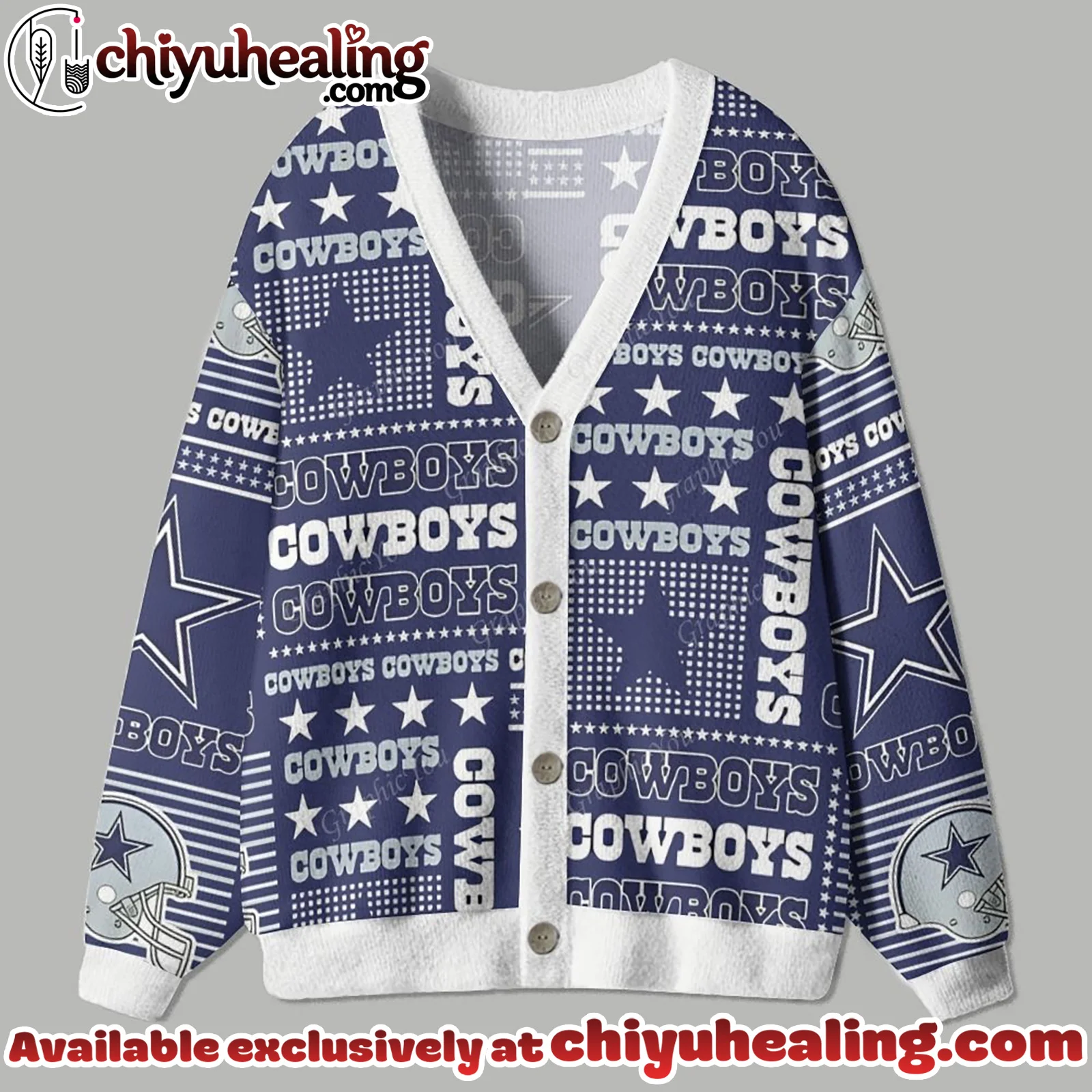 Dallas Cowboys Cardigan Christmas Sweater, Ugly Sweatshirt, Shirt, Hoodie, All Team NFL