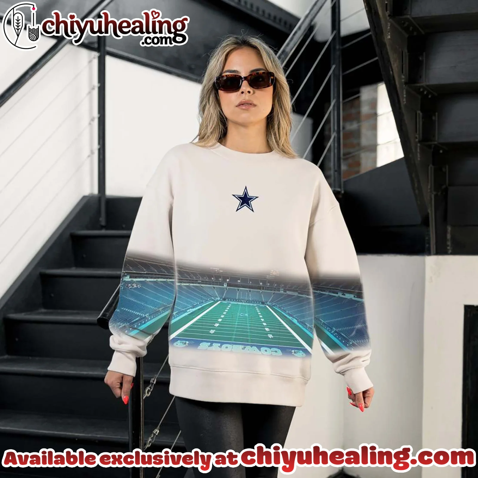 DALLAS COWBOYS POWER MOVE PREMIUM DROP SHOULDER SWEATSHIRT, Shirt, Hoodie, All Team NFL