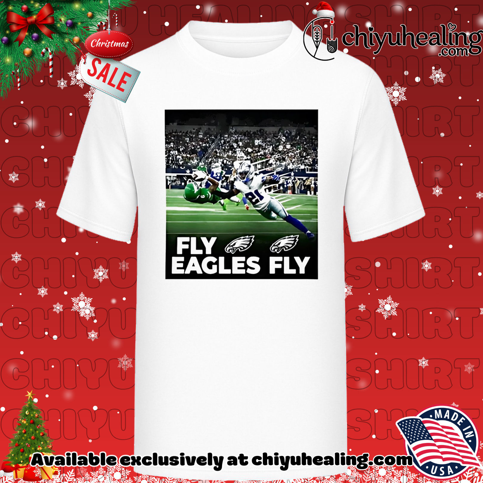 Devonta Smith Touchdown Fly Eagles Fly Philadelphia vs Dallas shirt, Hoodie, Sweatshirt, Poster Canvas, Mug, Ornaments