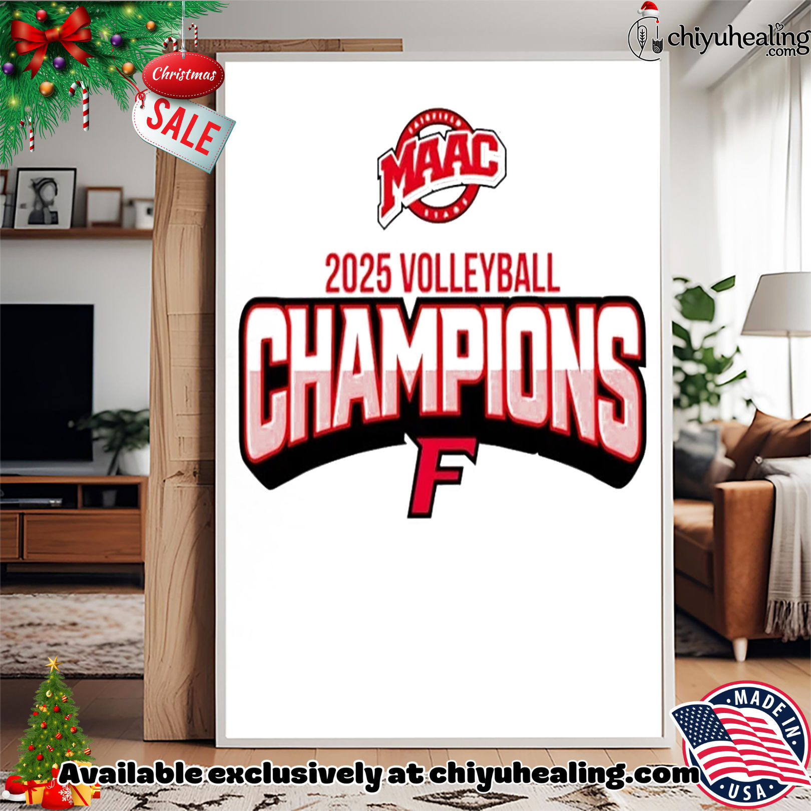 Fairfield University 2025 MAAC Volleyball Champions shirt, Hoodie, Sweatshirt, Poster Canvas, Mug, Ornaments Fairfield University 2025 MAAC Volleyball Champions shirt, Hoodie, Sweatshirt, Poster Canvas, Mug, Ornaments