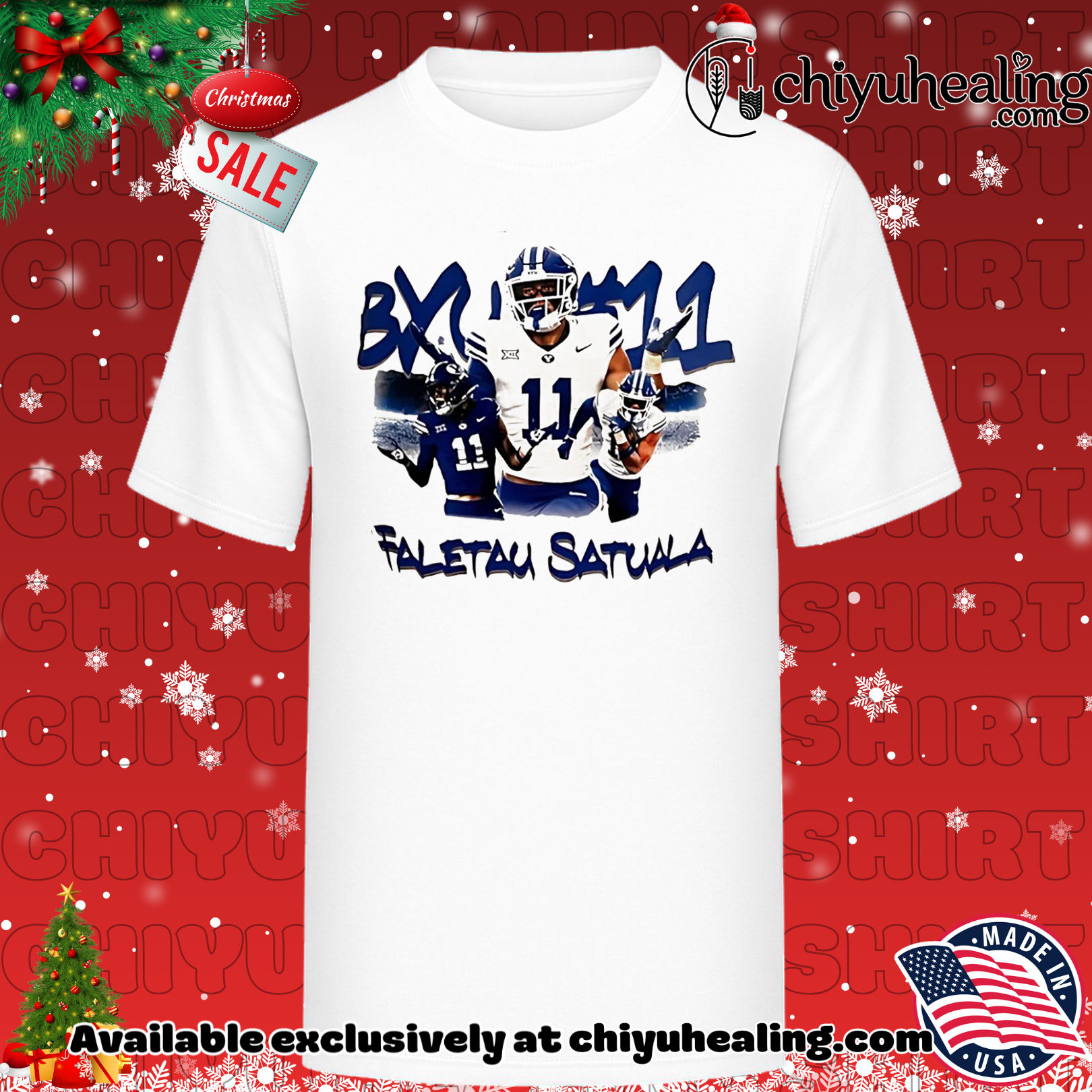 Faletau Satuala  BYU Cougars no 1 player collage shirt, Hoodie, Sweatshirt, Poster Canvas, Mug, Ornaments