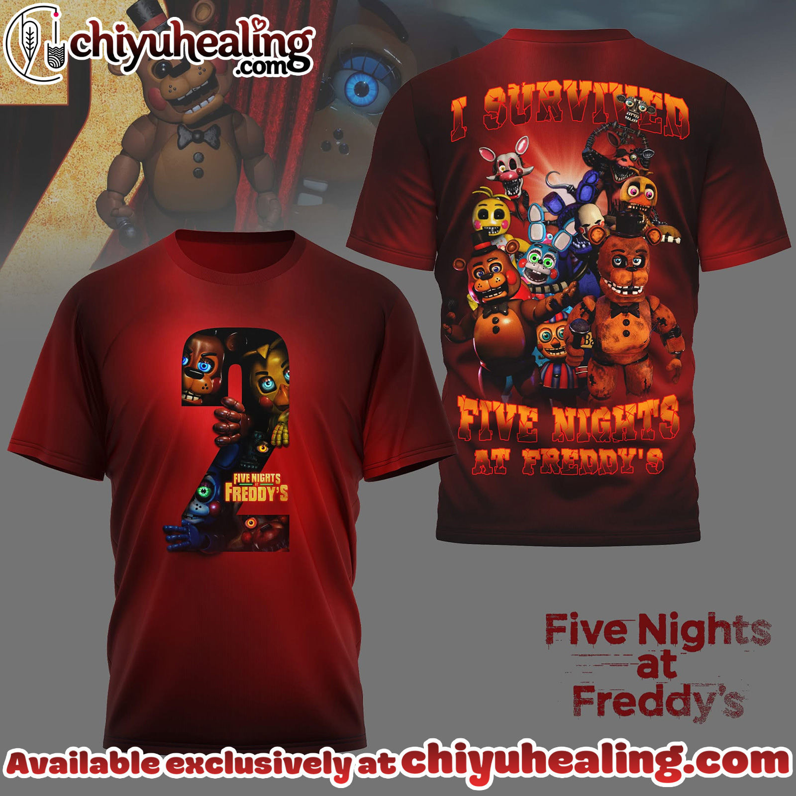 Five Nights at Freddys fans will love this T-Shirt, Hoodie, Sweatshirt - Ver 2