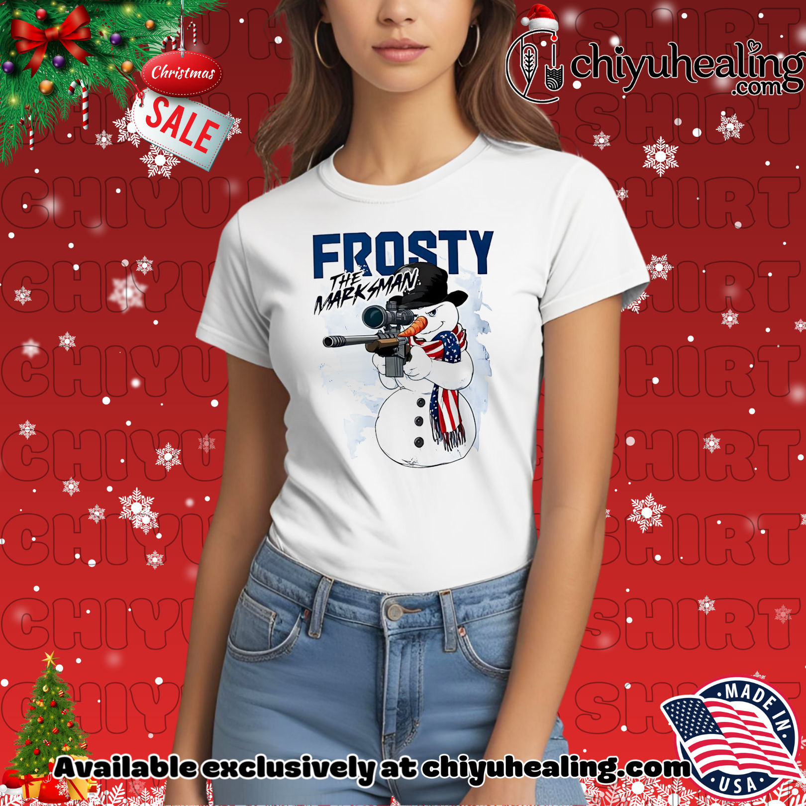 Frosty the Marksman Snowman Christmas shirt, Hoodie, Sweatshirt, Poster Canvas, Mug, Ornaments 7 Frosty the Marksman Snowman Christmas shirt, Hoodie, Sweatshirt, Poster Canvas, Mug, Ornaments