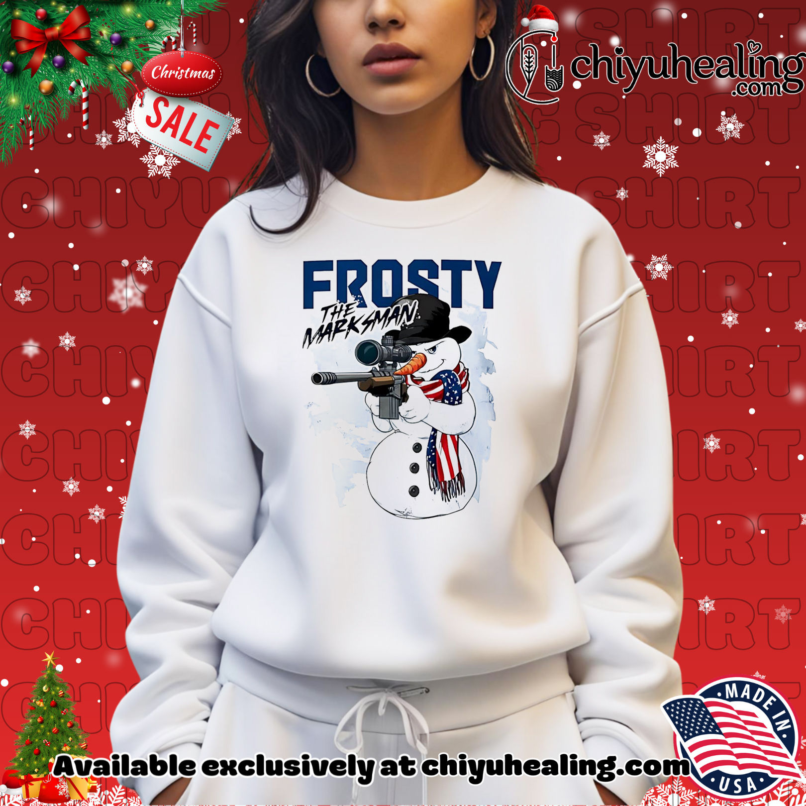 Frosty the Marksman Snowman Christmas shirt, Hoodie, Sweatshirt, Poster Canvas, Mug, Ornaments Frosty the Marksman Snowman Christmas shirt, Hoodie, Sweatshirt, Poster Canvas, Mug, Ornaments