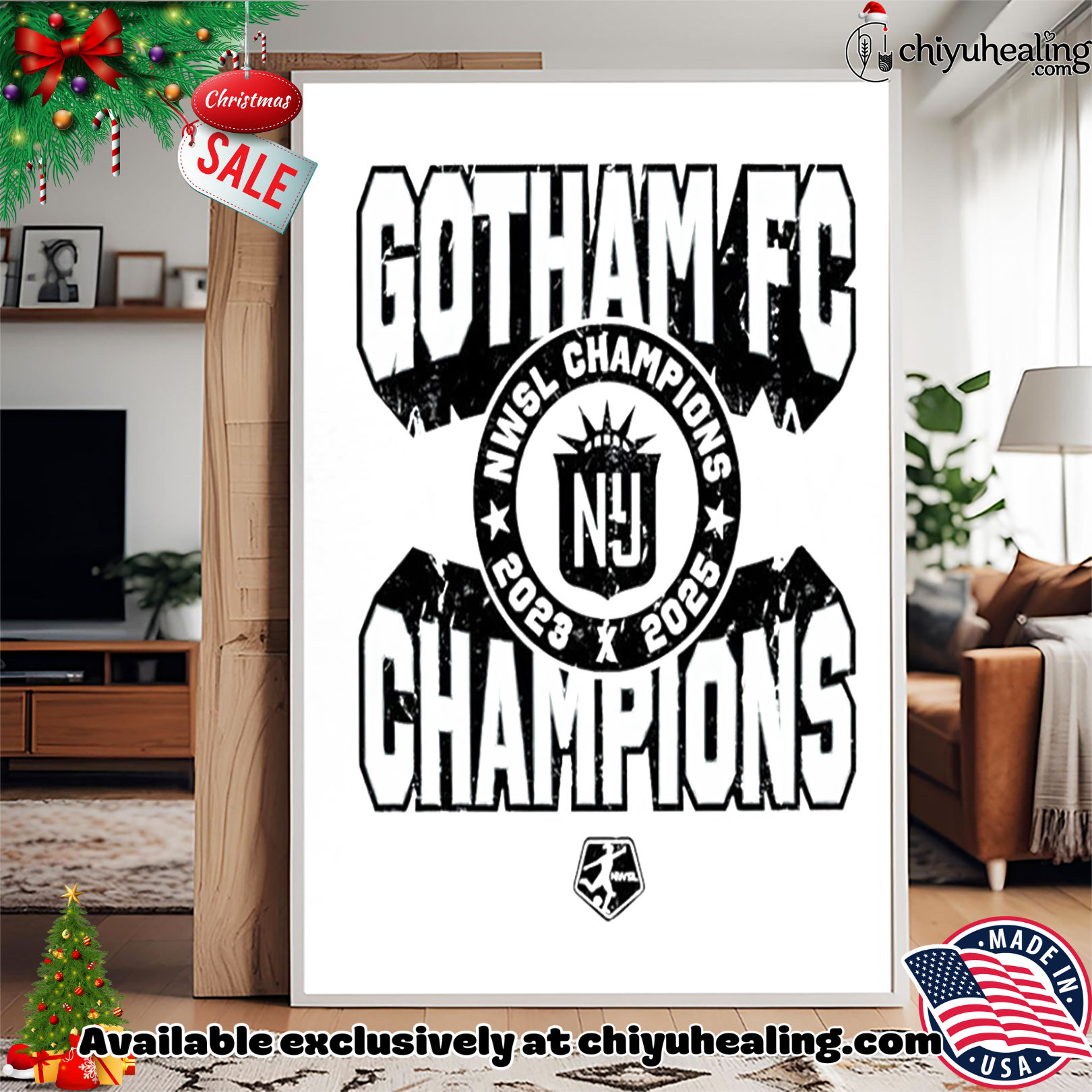 Gotham FC NWSL Champions 2023 2025 shirt, Hoodie, Sweatshirt, Poster Canvas, Mug, Ornaments Gotham FC NWSL Champions 2023 2025 shirt, Hoodie, Sweatshirt, Poster Canvas, Mug, Ornaments
