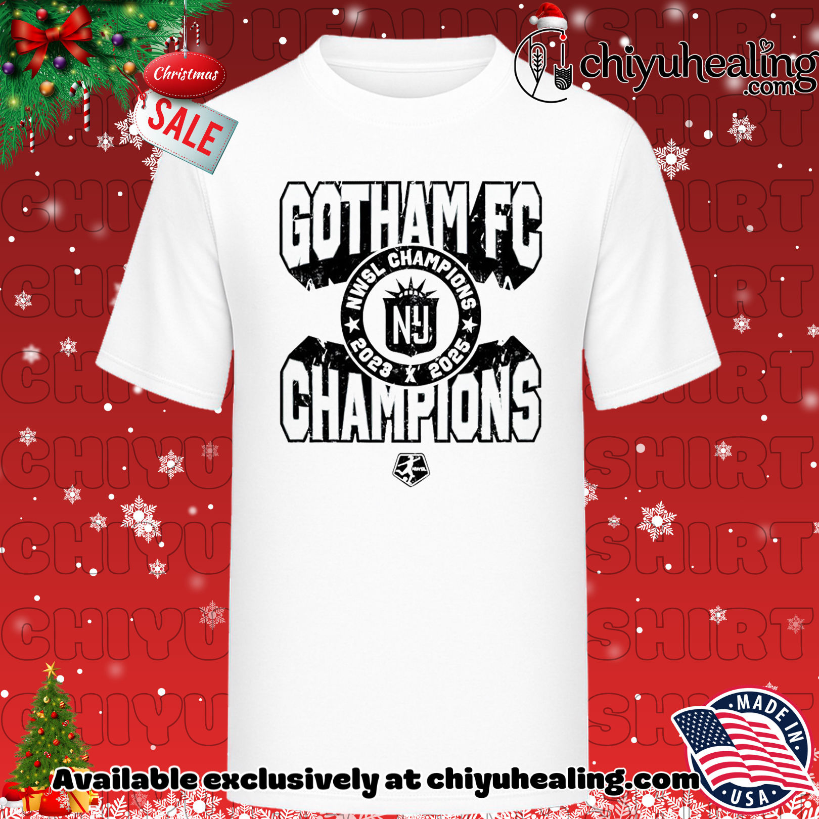 Gotham FC NWSL Champions 2023 2025 shirt, Hoodie, Sweatshirt, Poster Canvas, Mug, Ornaments