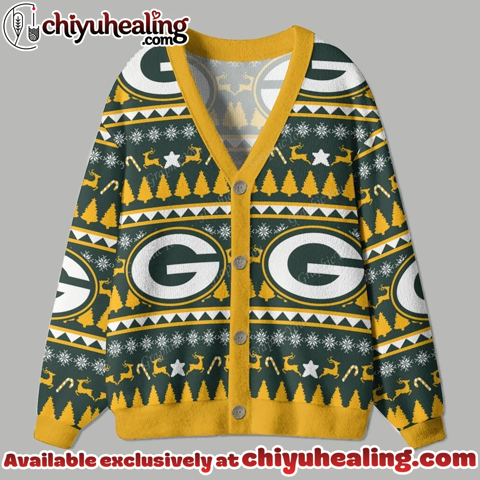 Green Bay Packing Team Cardigan Christmas Sweater, Ugly Sweatshirt, Shirt, Hoodie, All Team NFL - Ver 2