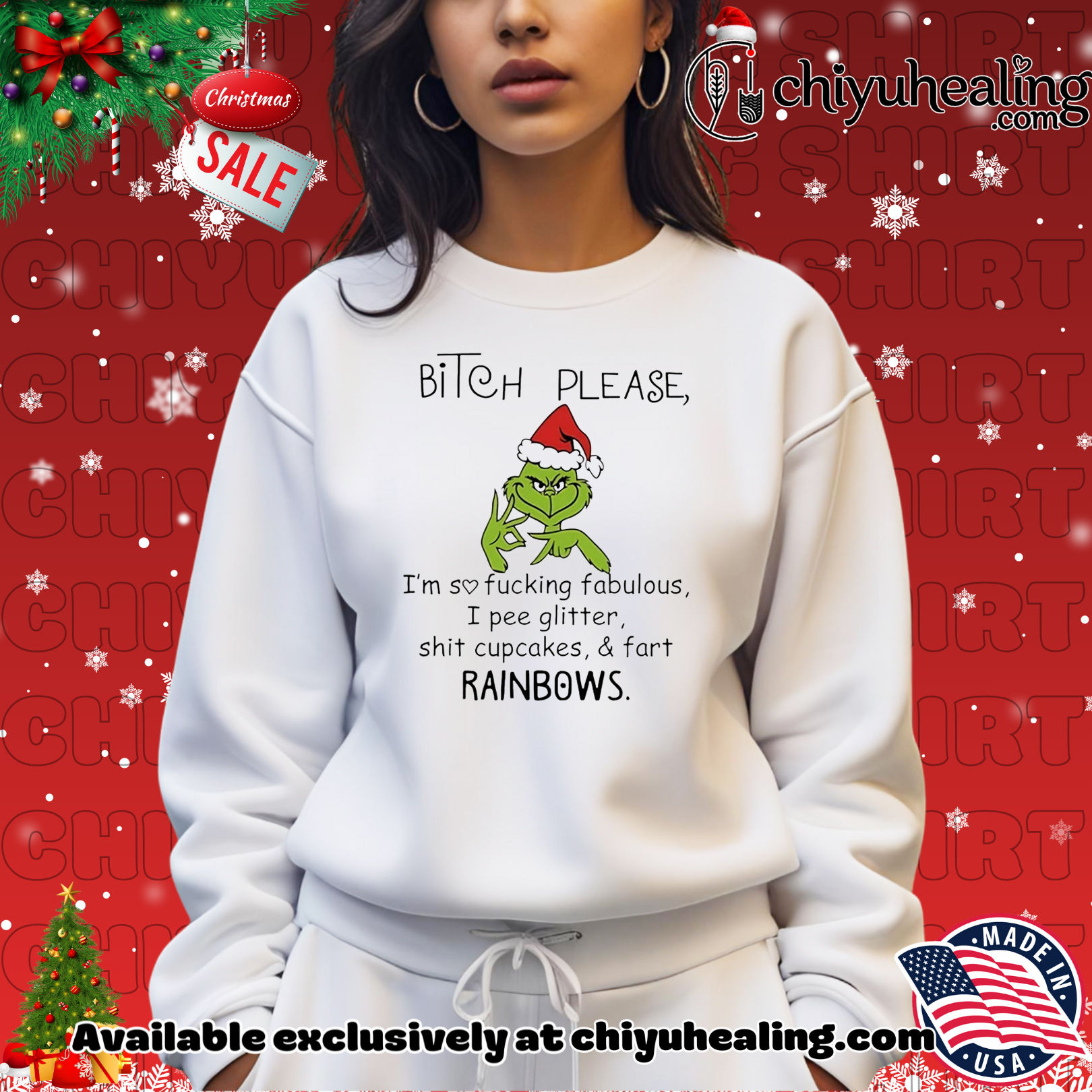 Grinch bitch please I'm so fucking fabulous I pee glitter shit cupcakes fart rainbows Christmas shirt, Hoodie, Sweatshirt, Poster Canvas, Mug, Ornaments 14 grinch bitch please i m so fucking fabulous i pee glitter shit cupcakes fart rainbows christmas shirt hoodie sweatshirt