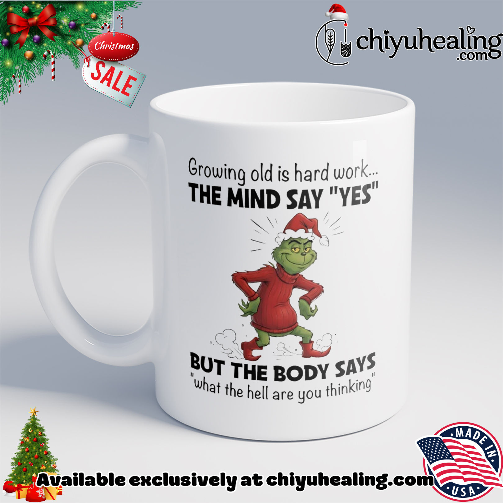 Grinch growing old is hard work the mind say yes but the body says Christmas shirt, Hoodie, Sweatshirt, Poster Canvas, Mug, Ornaments 6 Grinch growing old is hard work the mind say yes but the body says Christmas shirt, Hoodie, Sweatshirt, Poster Canvas, Mug, Ornaments