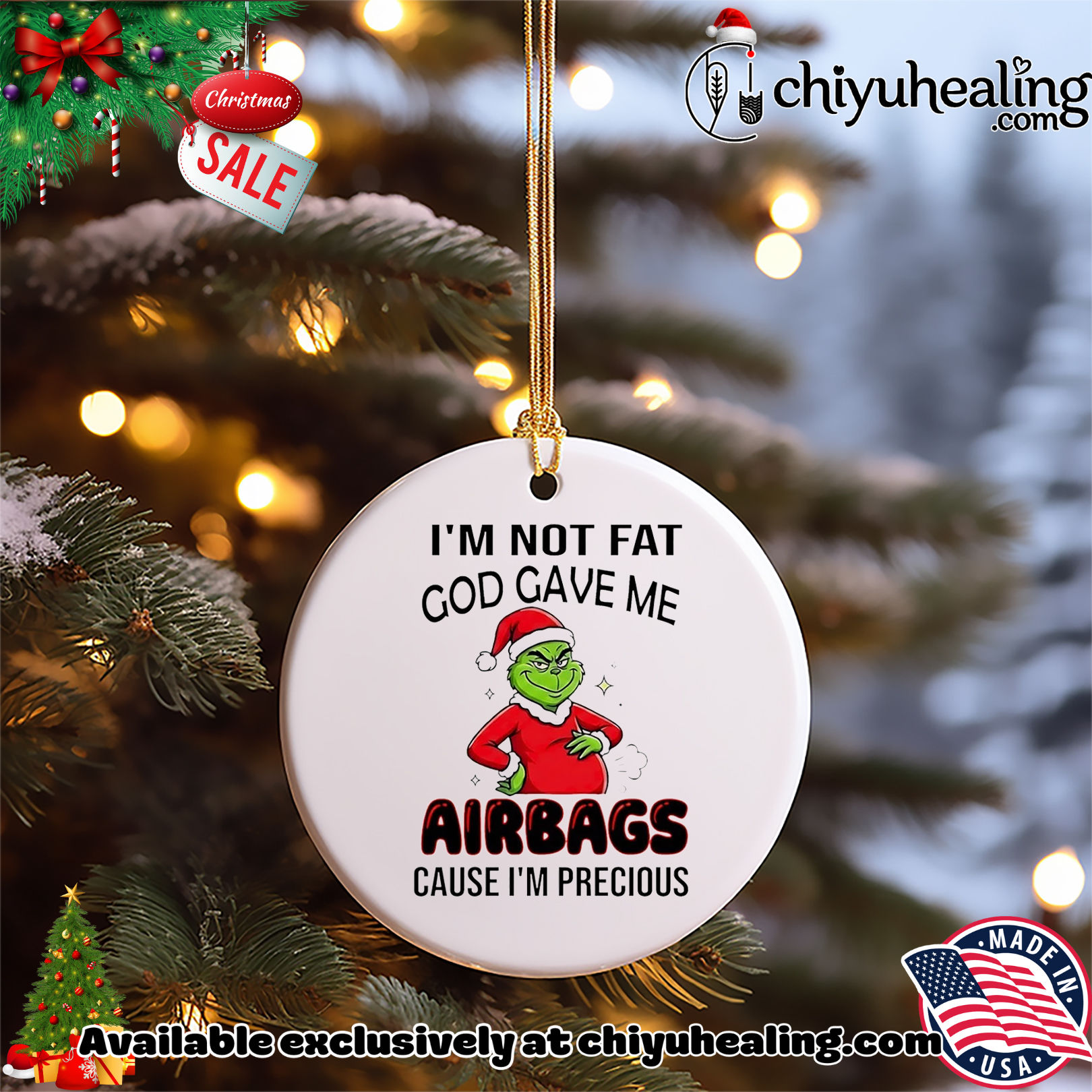 Grinch I'm not fat god gave me Airbags cause Im precious Christmas shirt, Hoodie, Sweatshirt, Poster Canvas, Mug, Ornaments 5 Grinch I'm not fat god gave me Airbags cause Im precious Christmas shirt, Hoodie, Sweatshirt, Poster Canvas, Mug, Ornaments